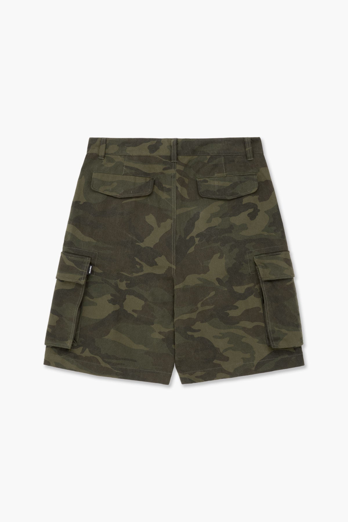 VERT WASHED CARGO SHORTS (LOOSE FIT) WOODLAND CAMO