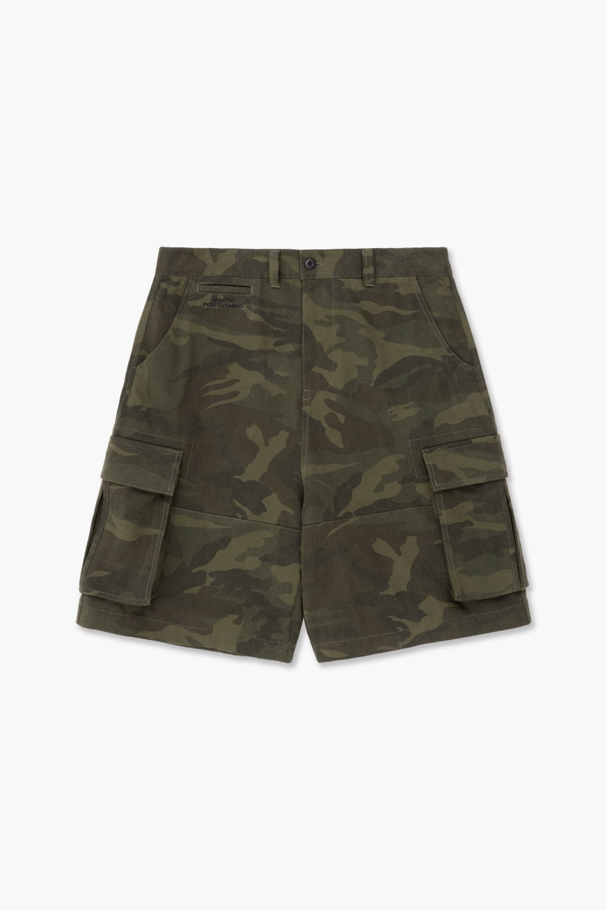 VERT WASHED CARGO SHORTS (LOOSE FIT) WOODLAND CAMO