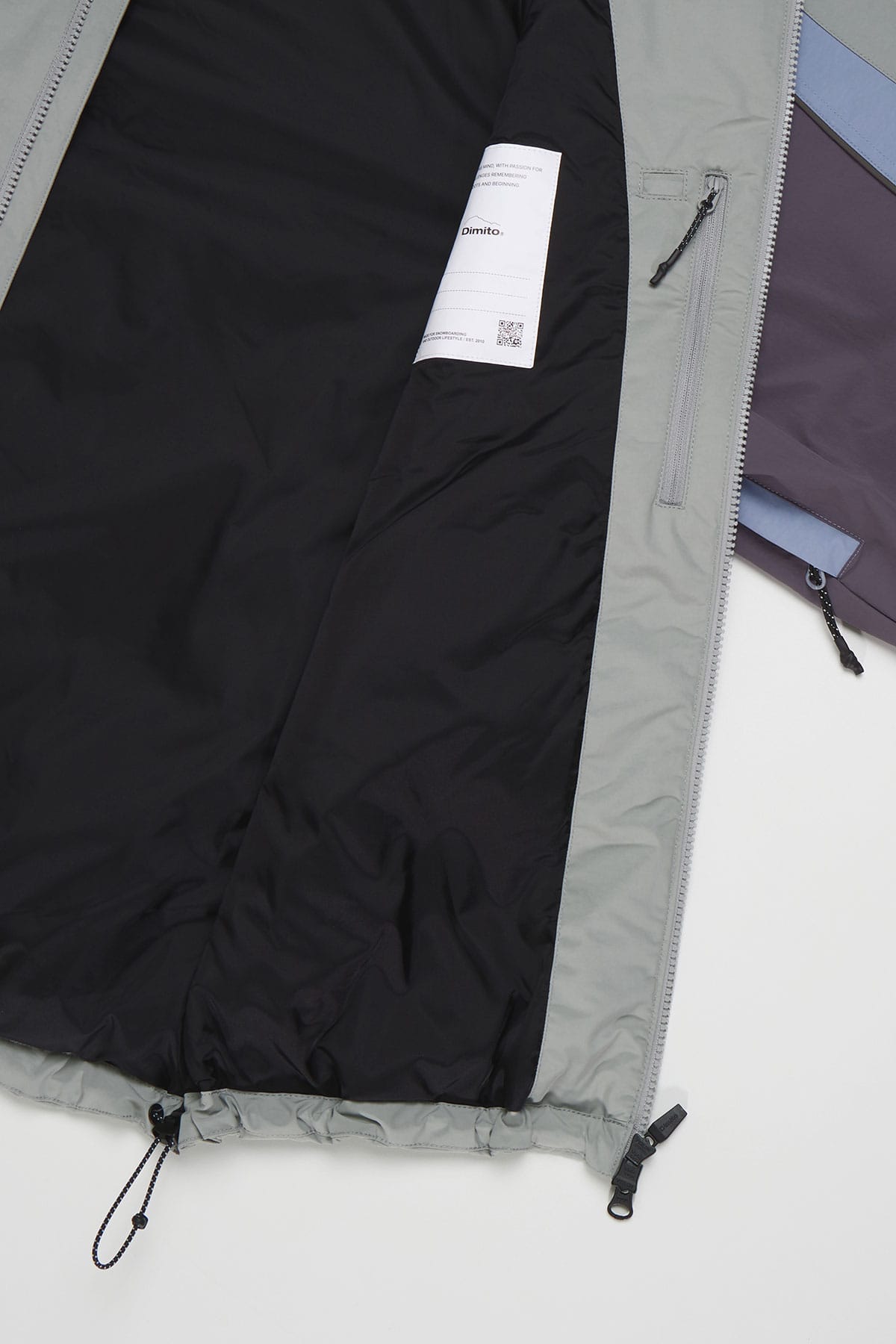 VERT WAVE PADDED JACKET DARK NAVY