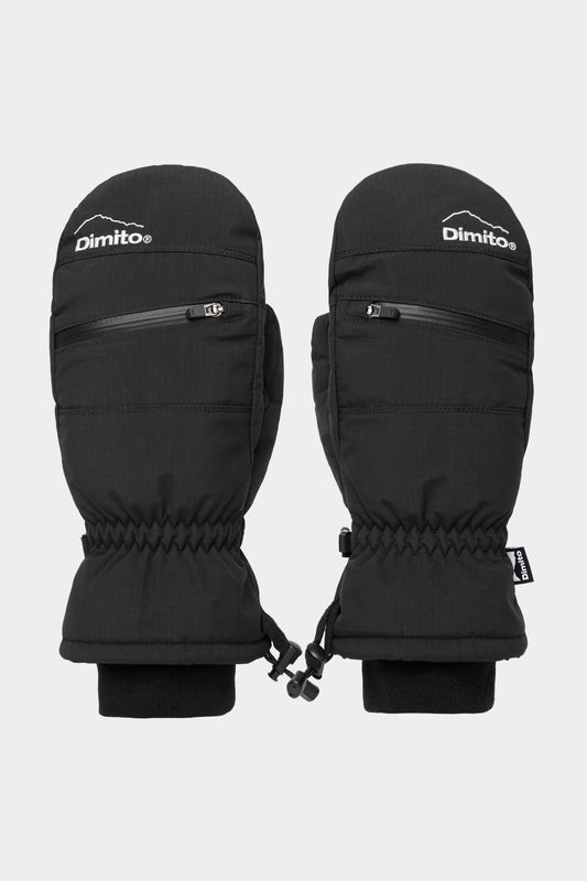 BLOCK VENT MITTEN BLACK