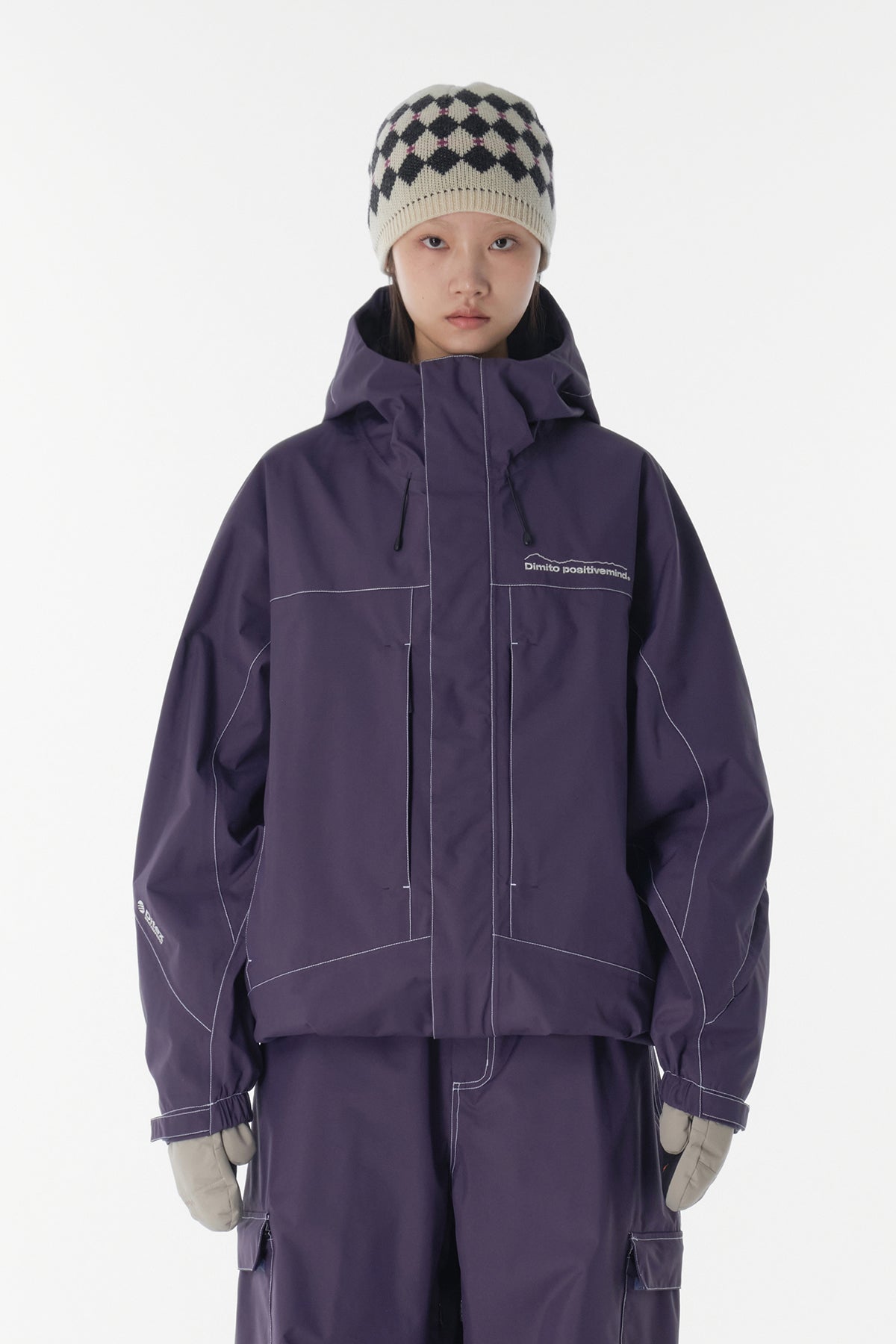 WORKS LINE JACKET GRAPE