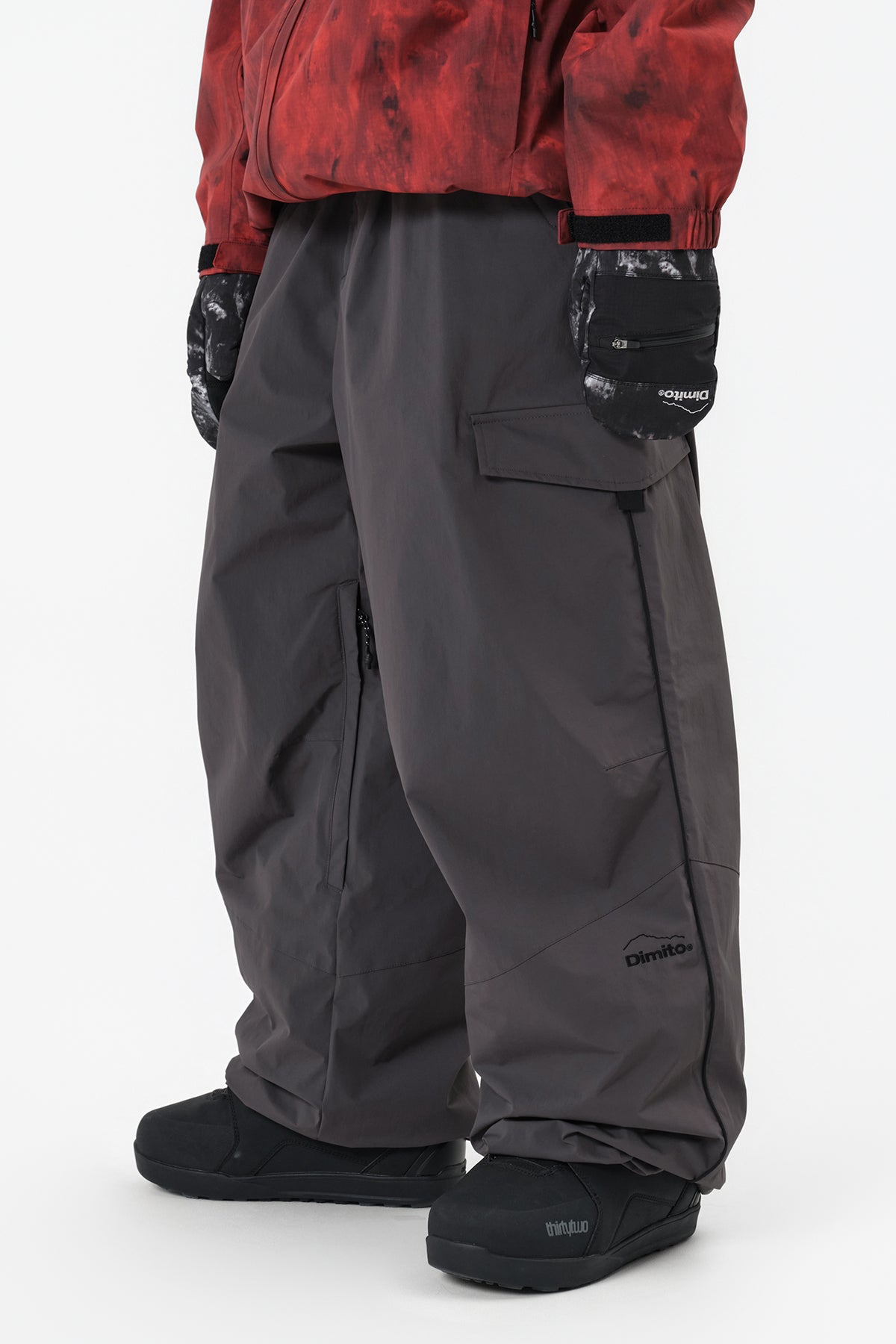 25 AIR FORCE BANDED PANTS (WIDE FIT LV.1) CHARCOAL