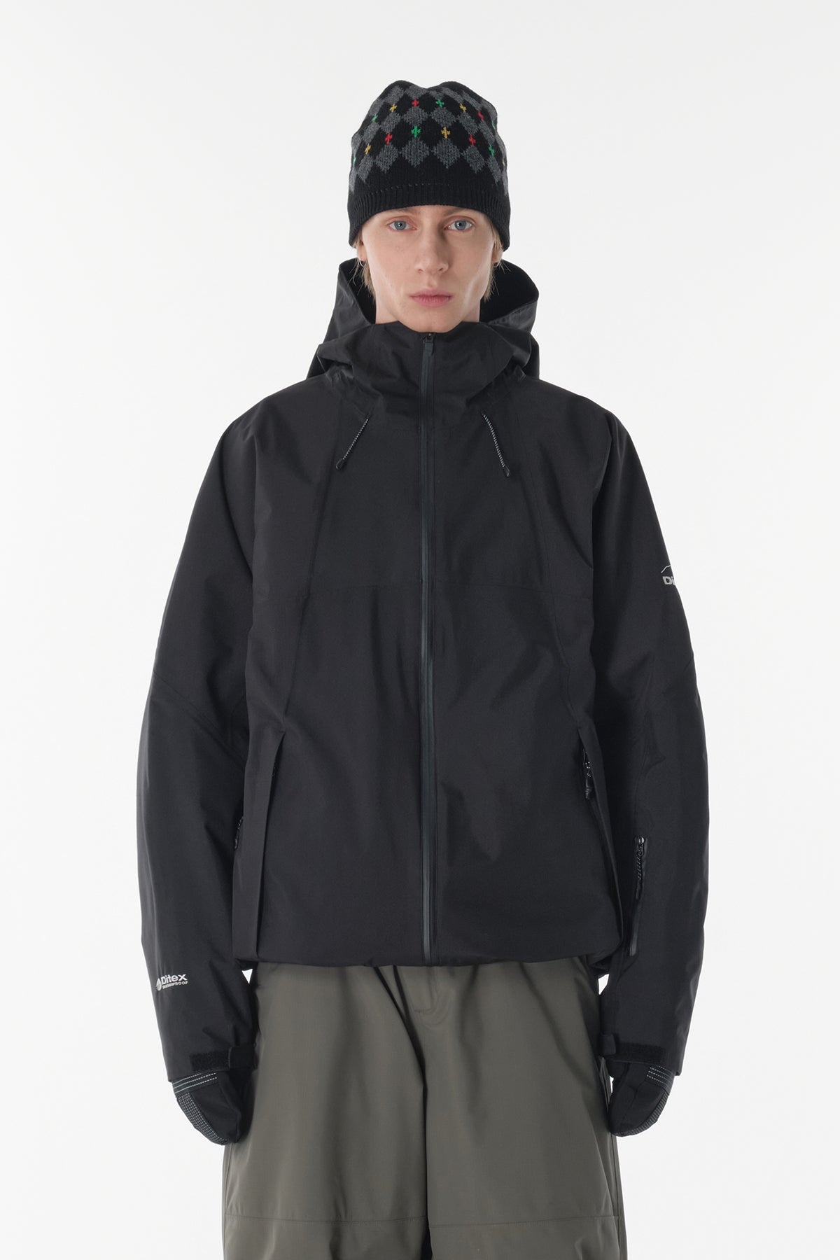 25 QUASAR FULL ZIP JACKET BLACK