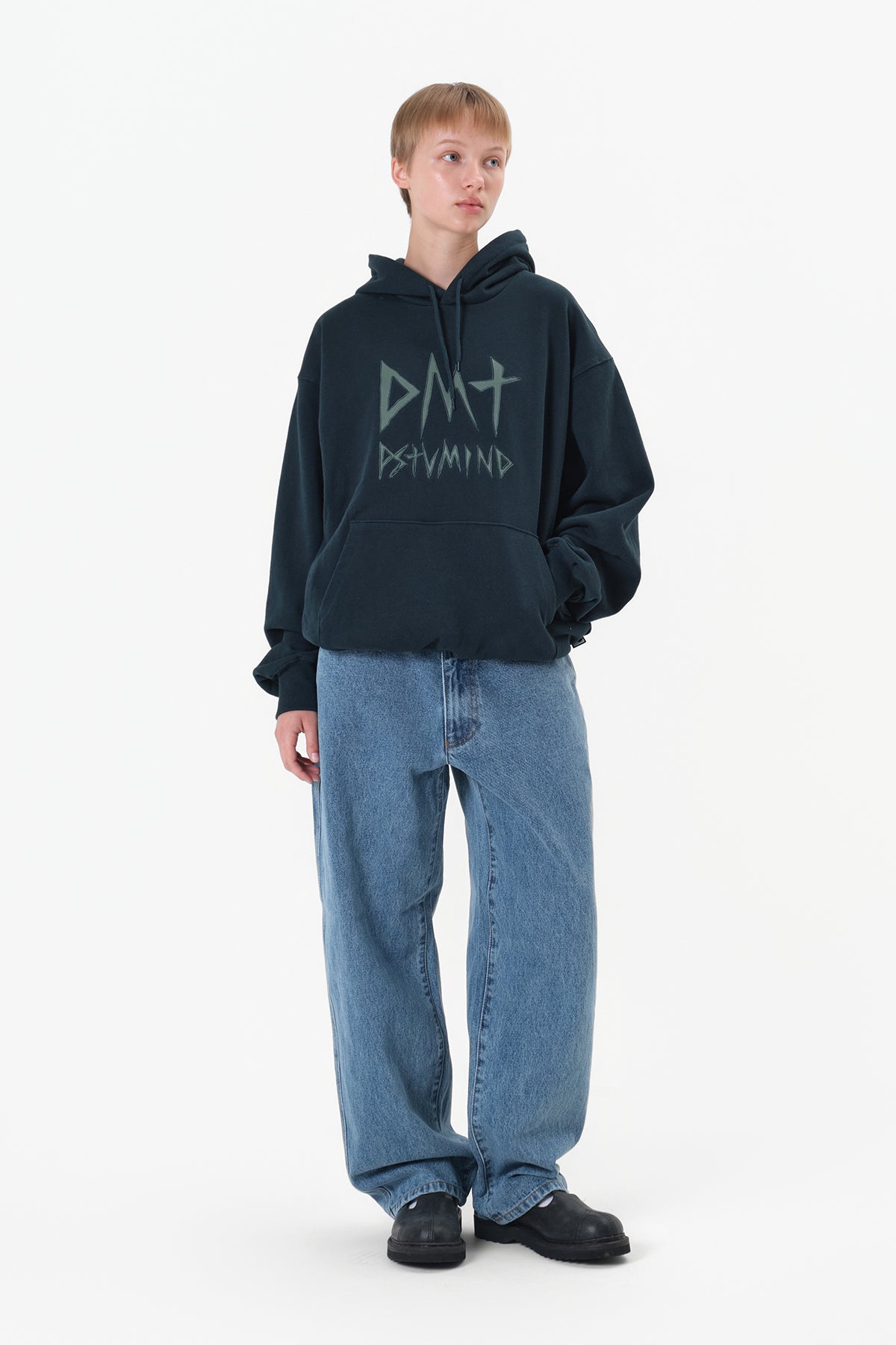DMT TEAM HOODIE FROST GREEN