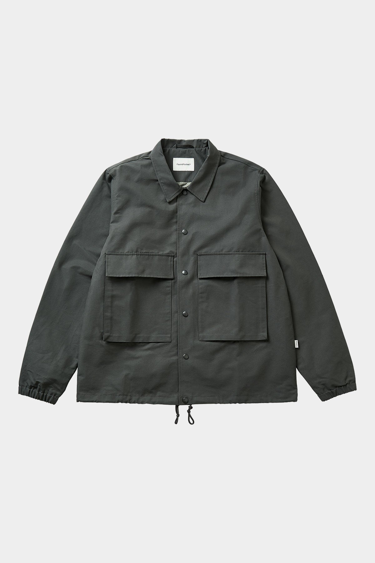 [FOUND POCKET] COTTON TWILL JACKET GREY