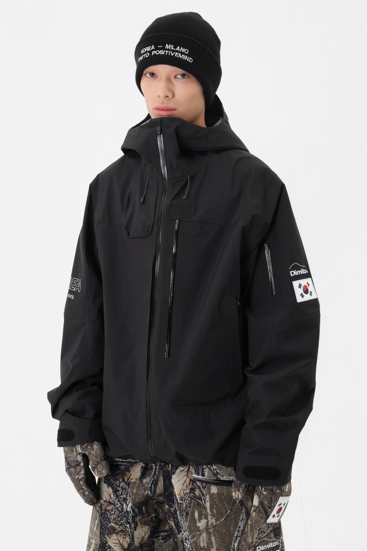 TEAM KOREA REPLICA 3L JACKET BLACK