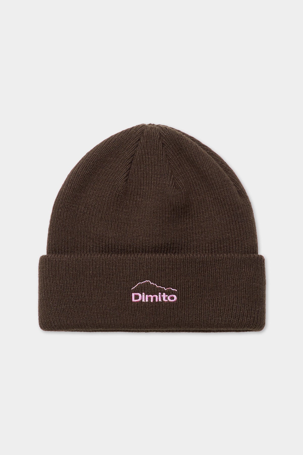 25 DMT LOGO BEANIE BROWN