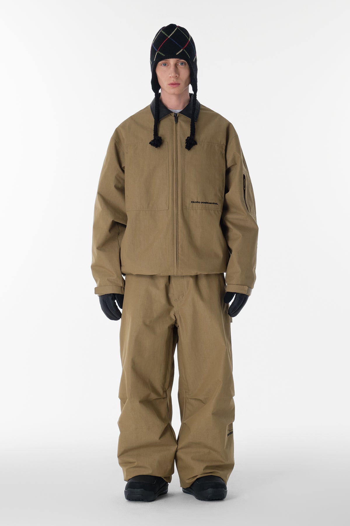 CARPENTER WIDE PANTS (WIDE FIT LV.1) FADE WALNUT