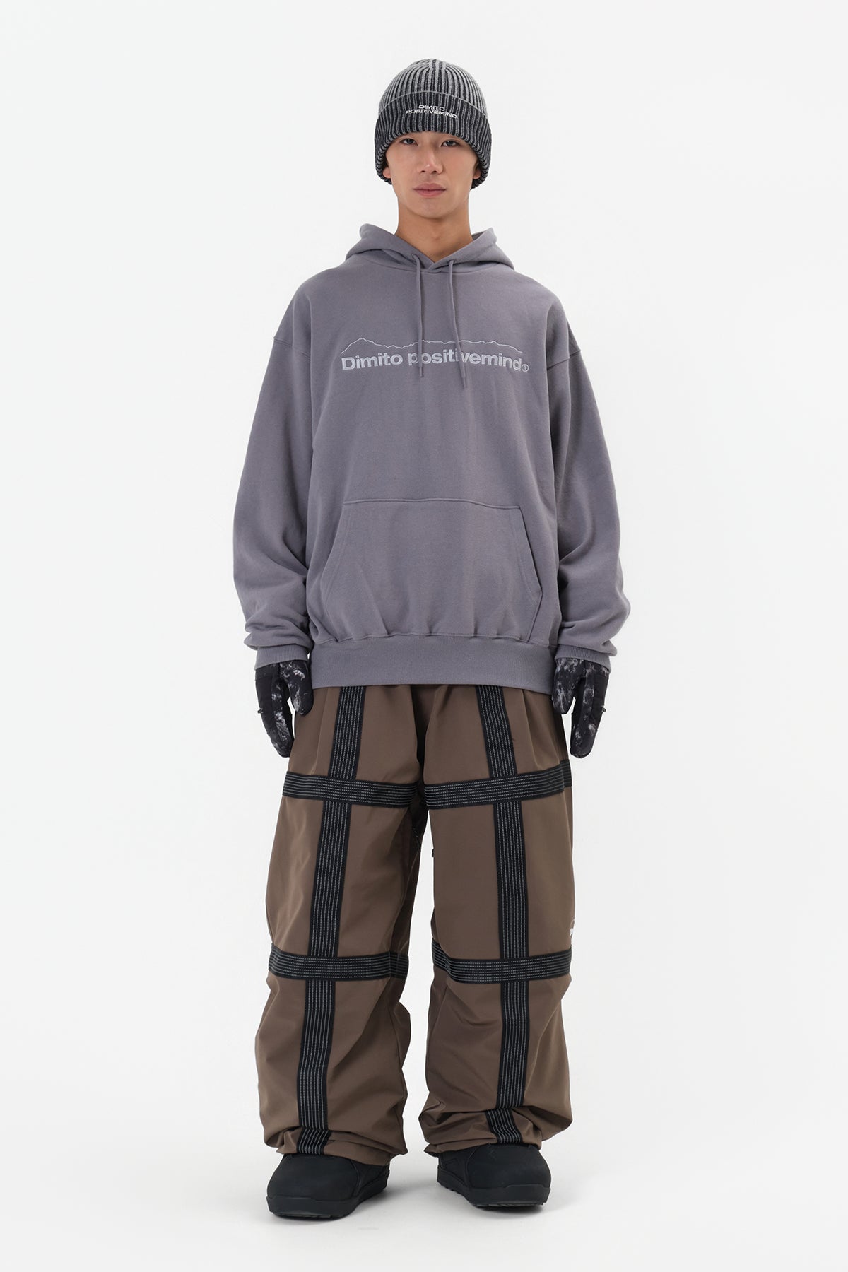 MT OG LOGO HOODIE COOL GREY