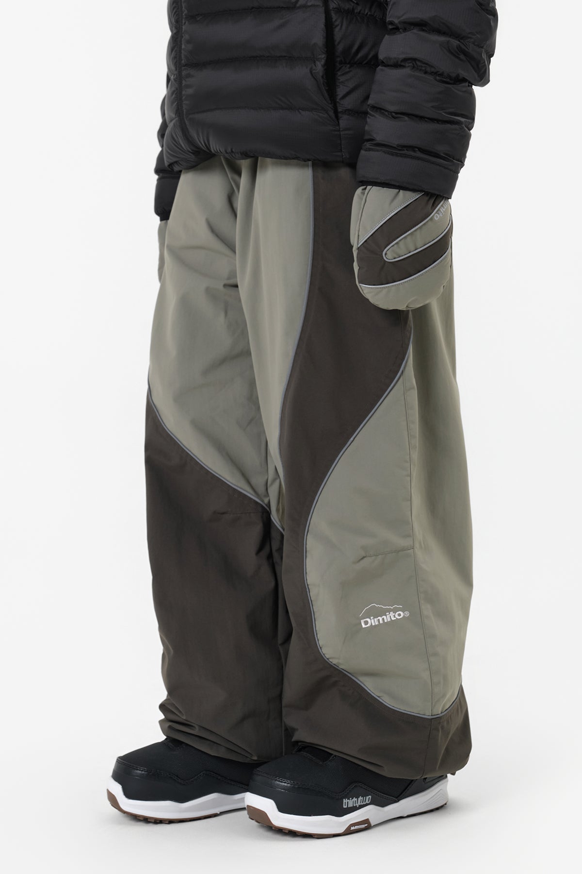 25 ATOM BANDED PANTS (WIDE FIT LV.1) SLATE SAGE