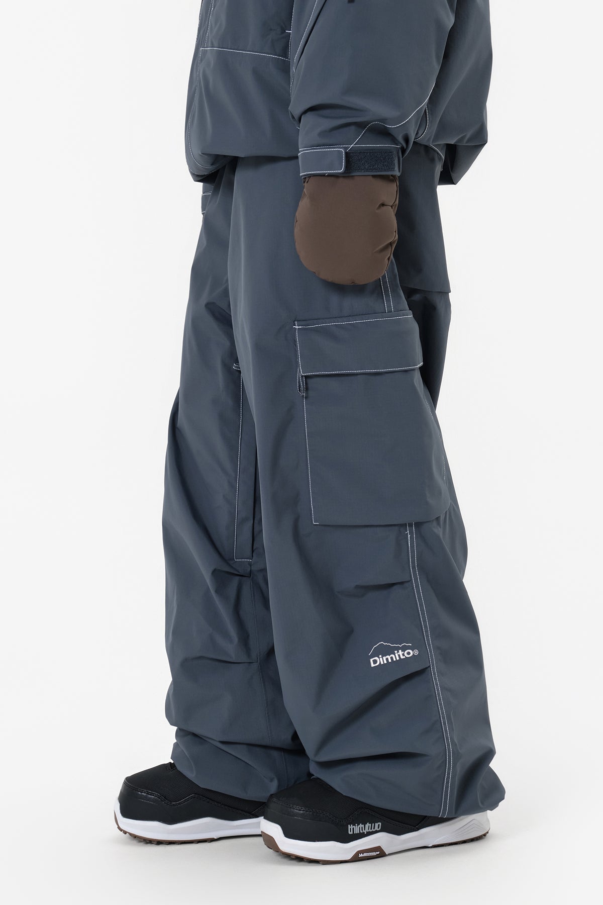 WORKS LINE PANTS (WIDE FIT LV.1) DARK SLATE