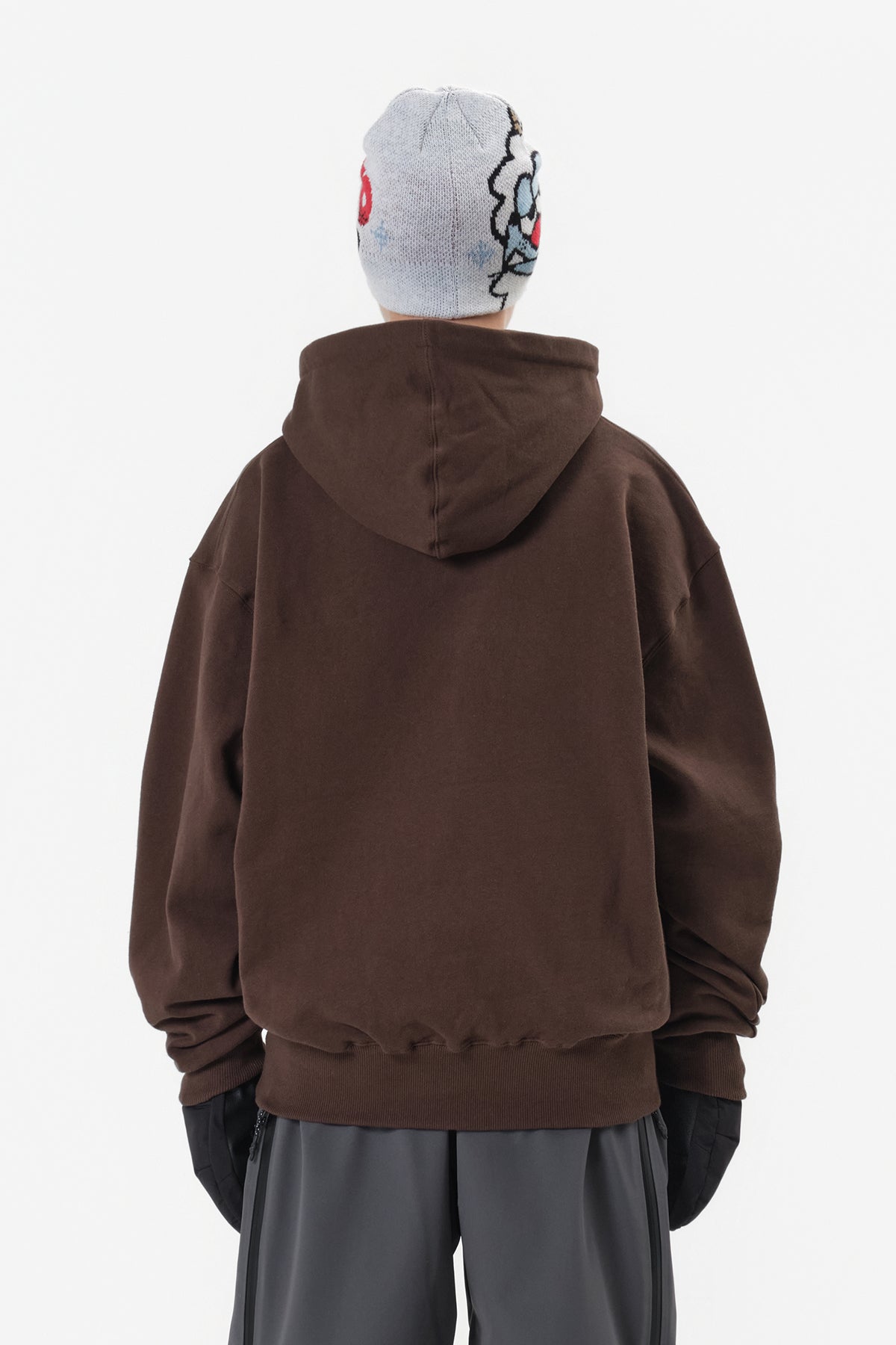 DMT TEAM HOODIE BROWN