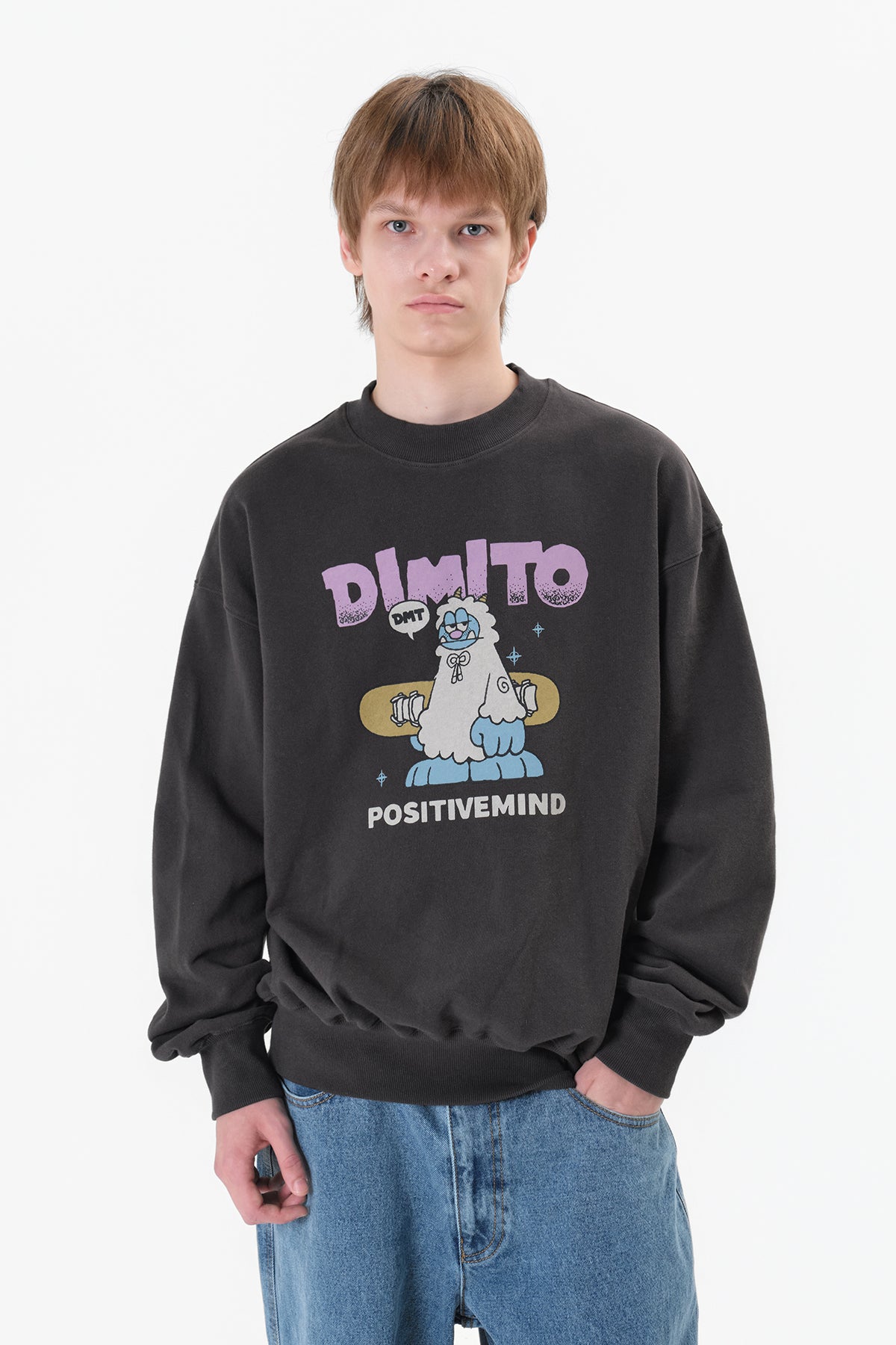 TURRI SWEATSHIRT CHARCOAL