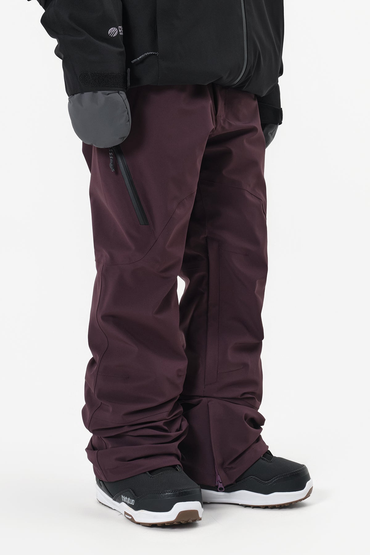 25 BIO SLIM PANTS (SLIM FIT) WINE