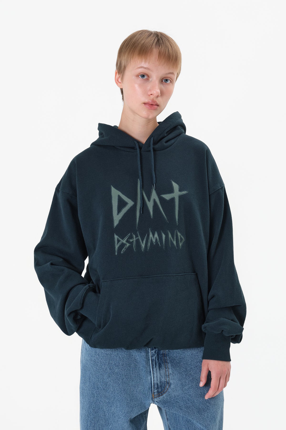 DMT TEAM HOODIE FROST GREEN
