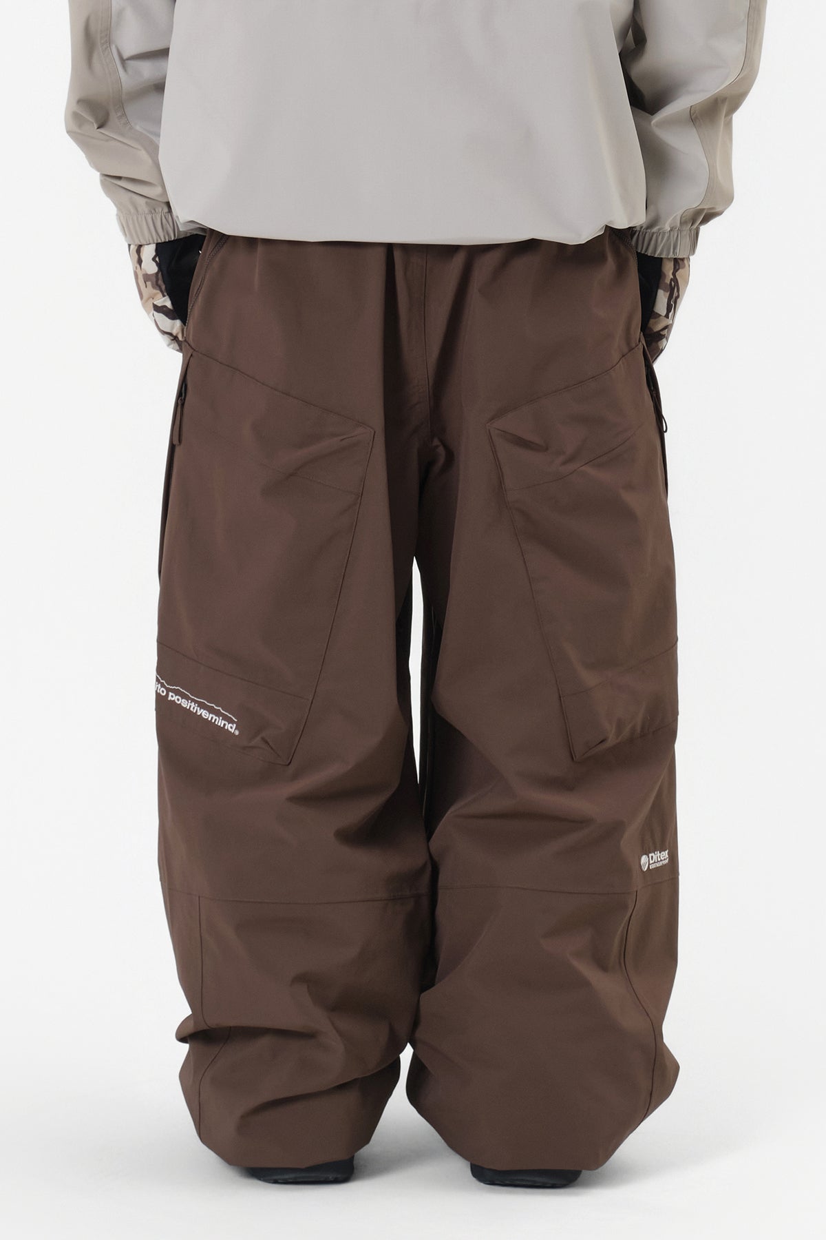 GIANT CARGO PANTS (WIDE FIT LV.2) BROWN