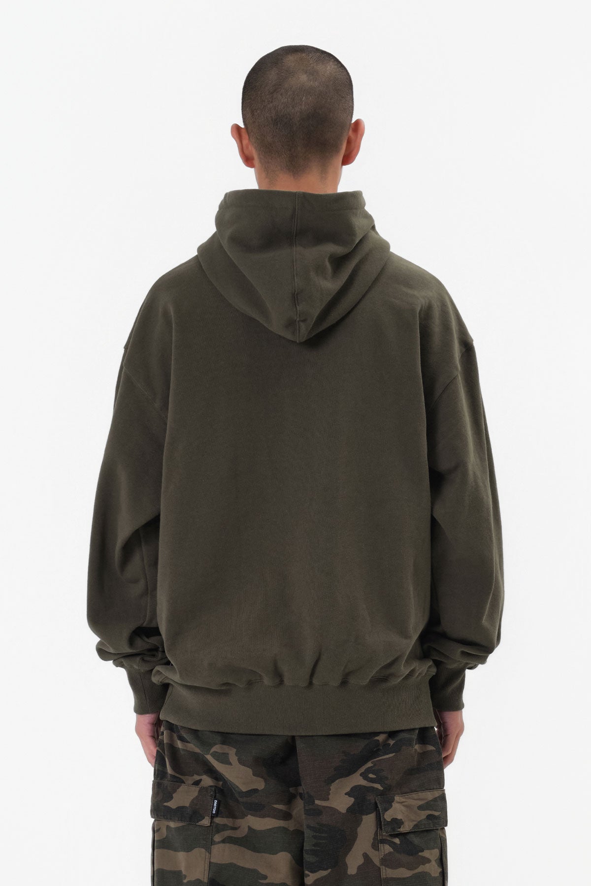 MT OG LOGO HOODIE OLIVE KHAKI