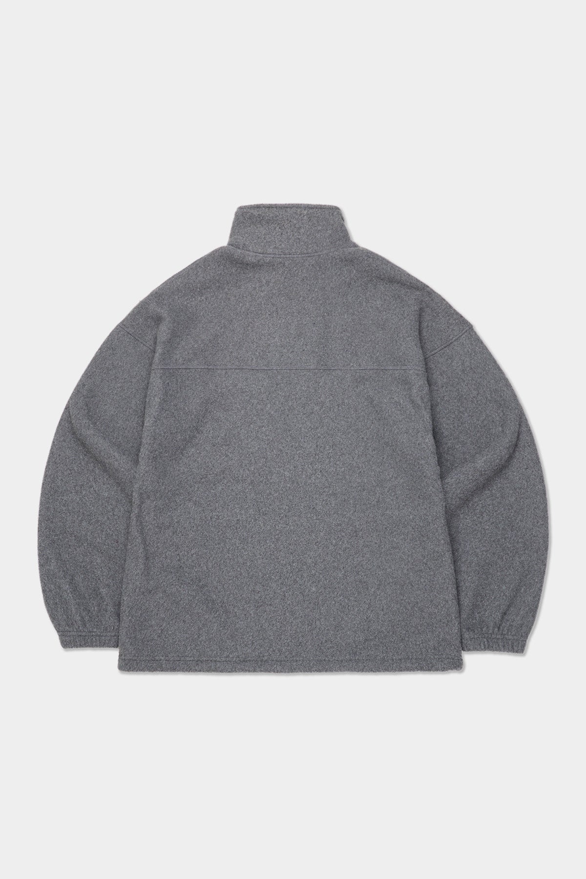 25 FLEECE HALF ZIP HEATHER GREY