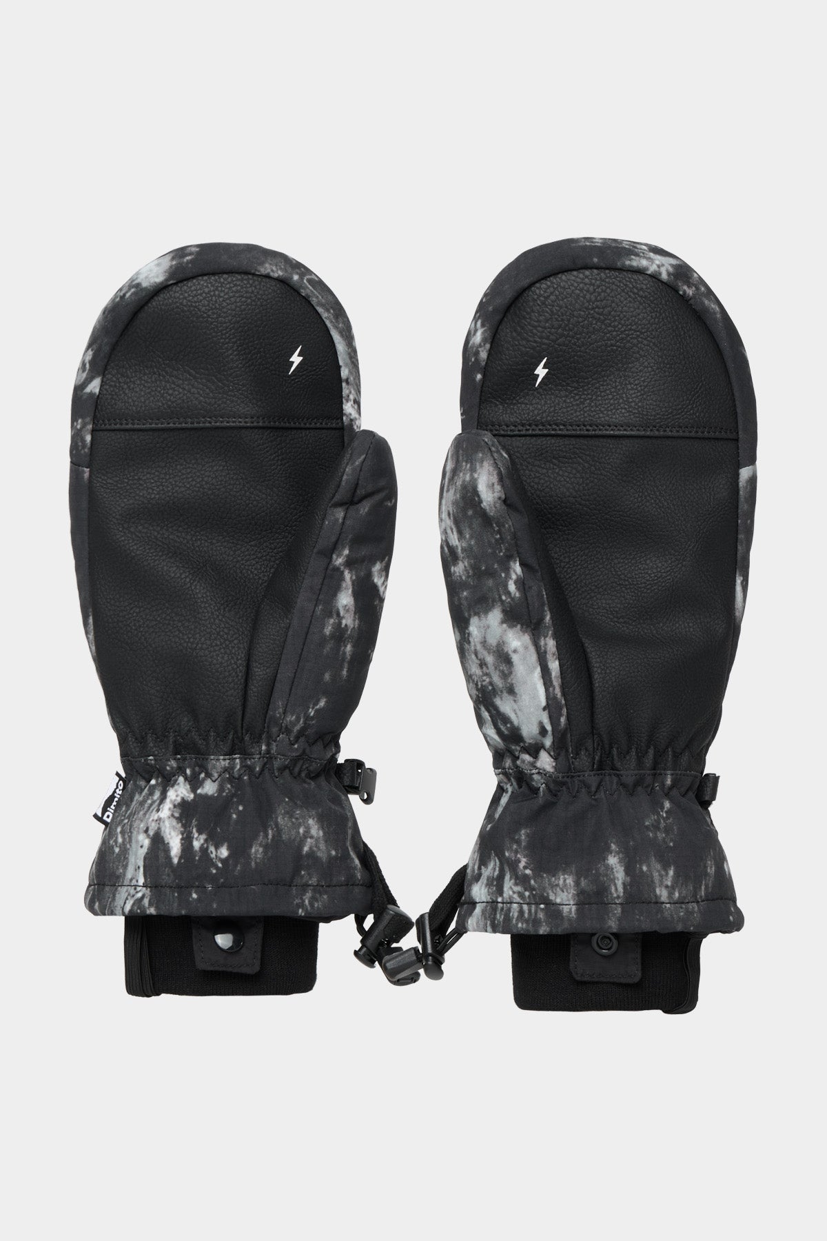 BLOCK VENT MITTEN MARBLE BLACK
