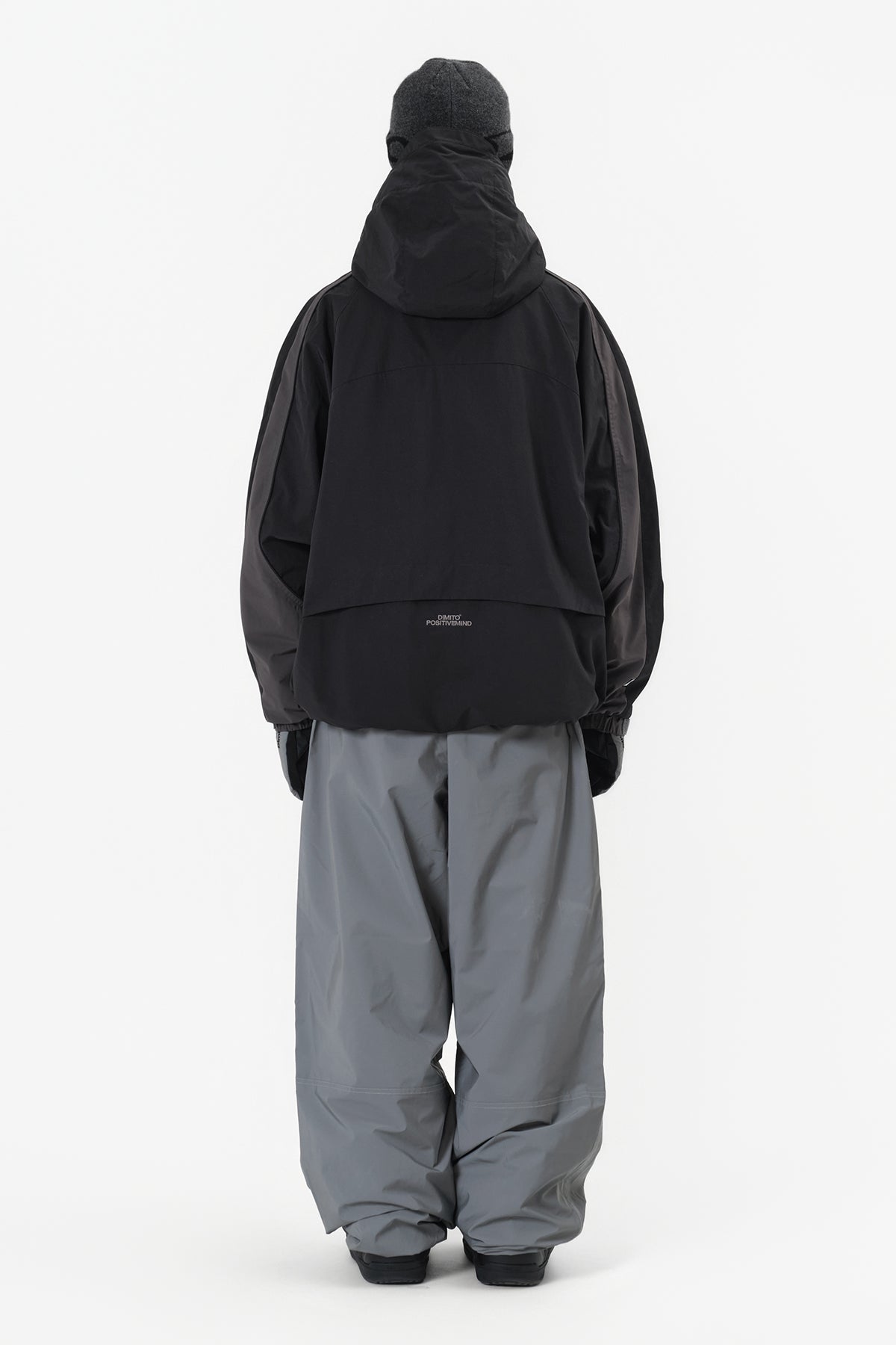 WAVE PADDED JACKET MID BLACK