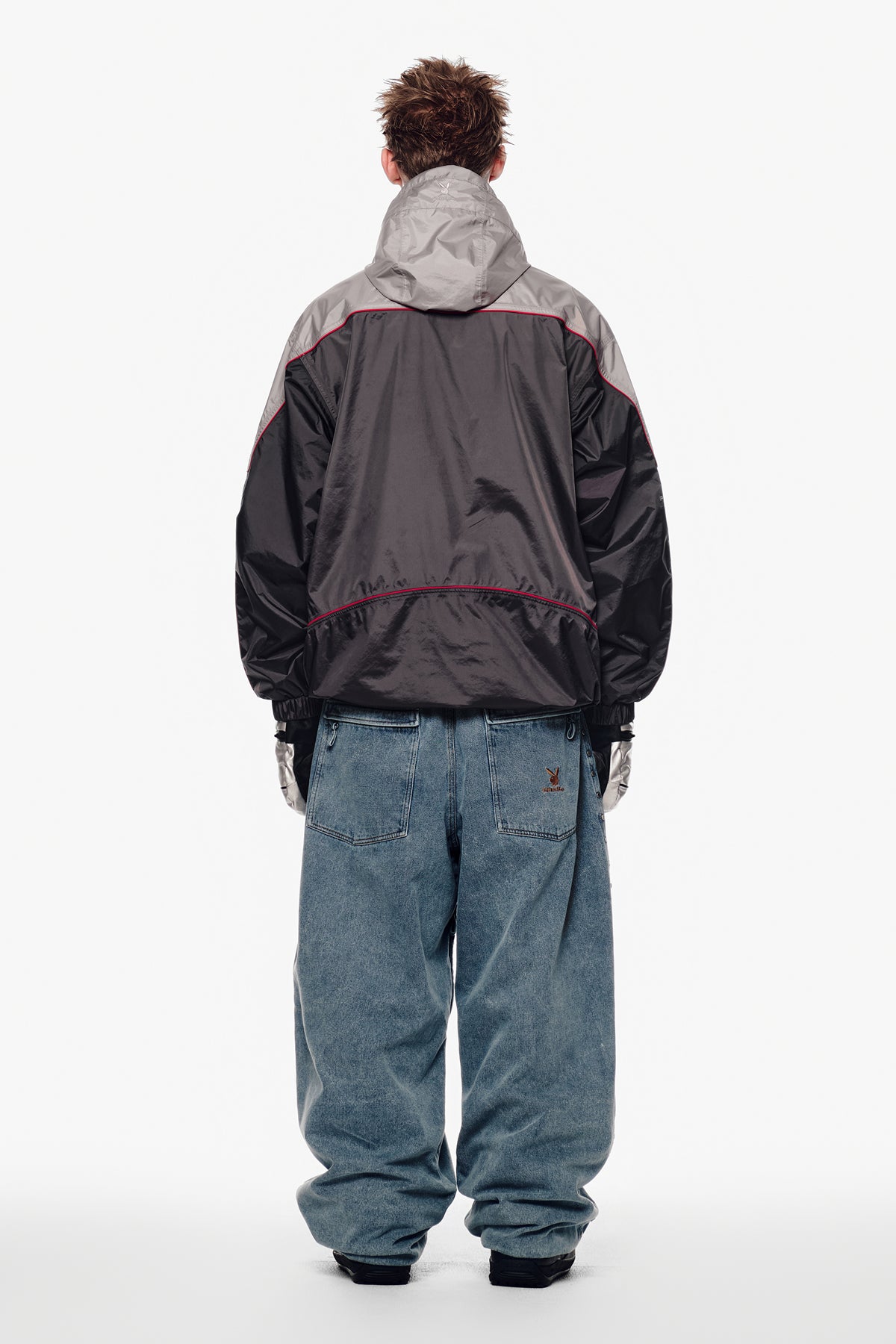 [PLAYBOY x DIMITO] PIPING TRACK JACKET RABBIT