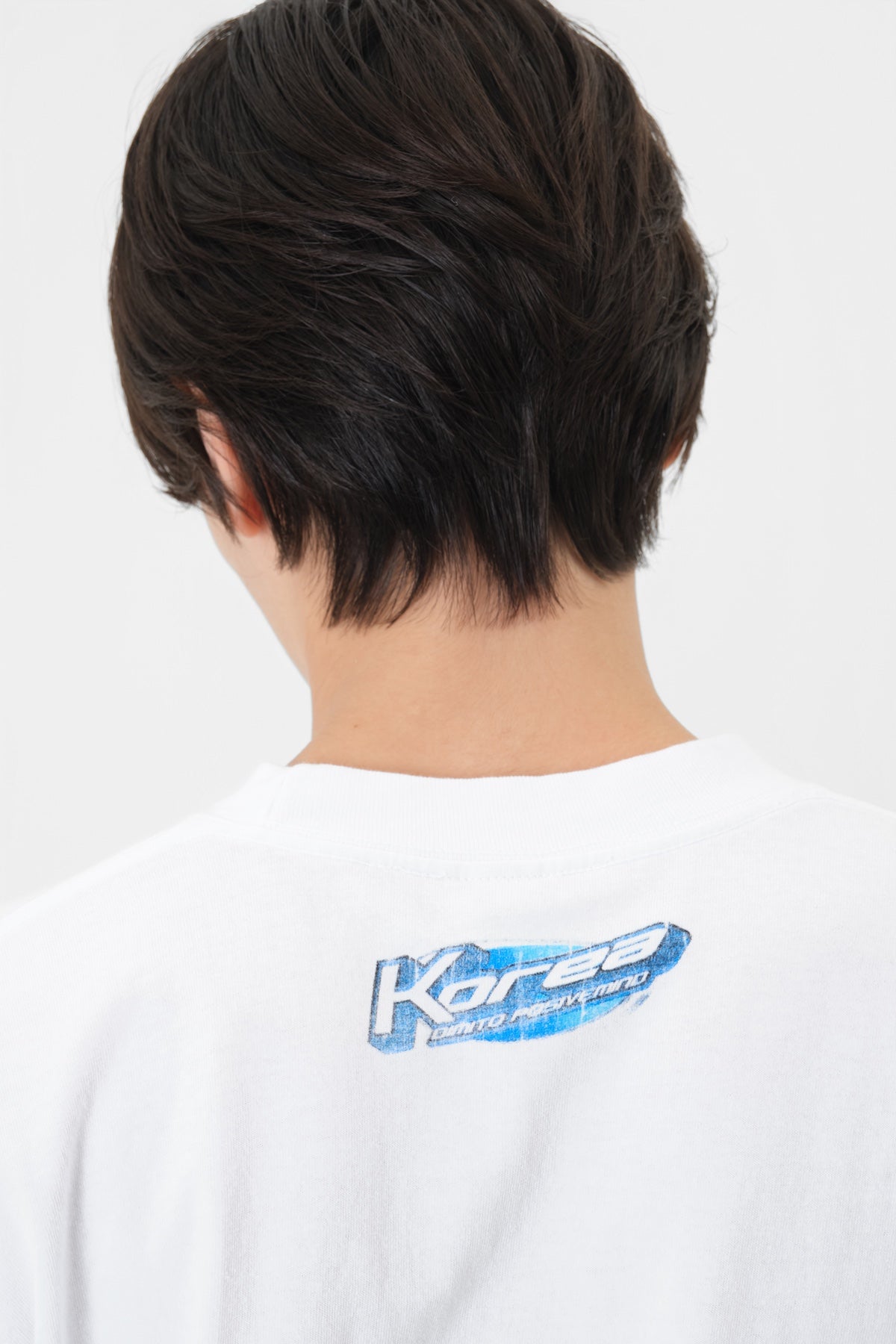 TEAM KOREA REPLICA COLLAGE LSV GD 6.5OZ TEE WHITE