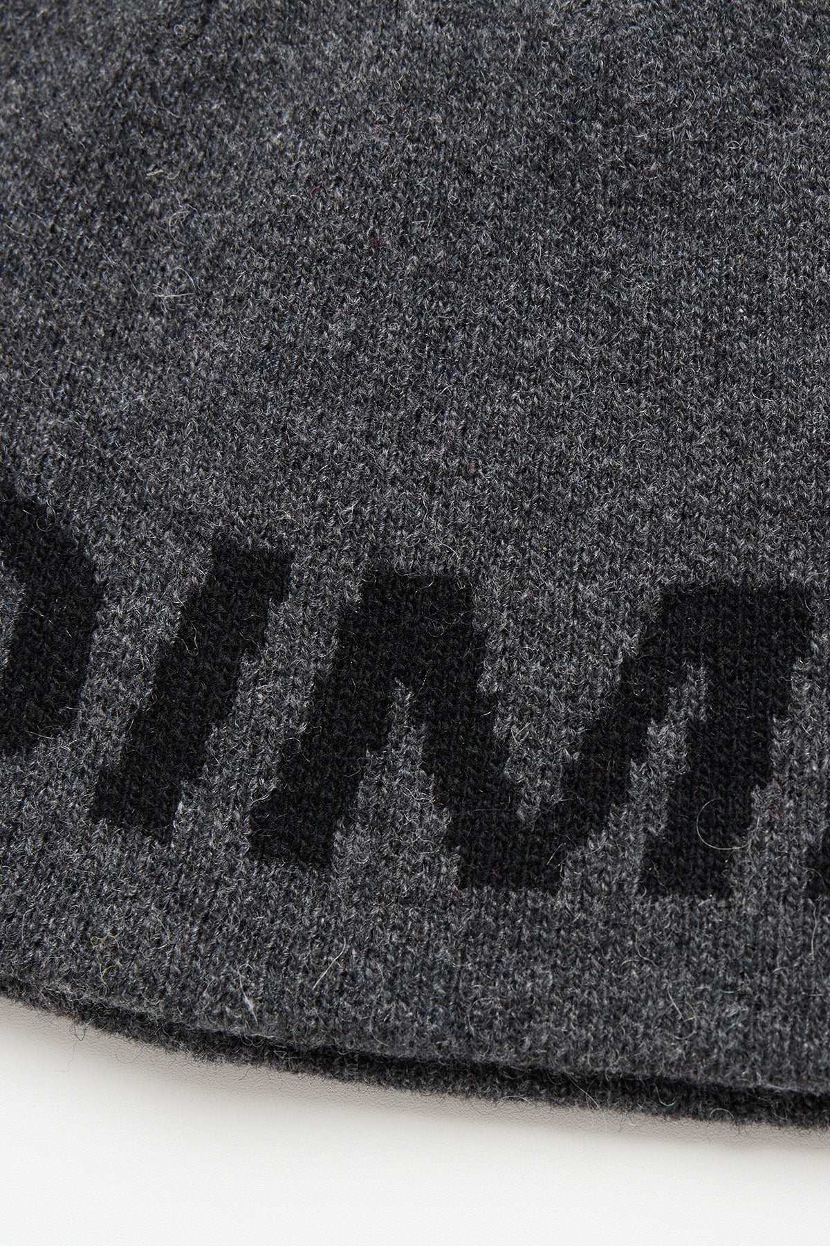 NEW LOGO BEANIE CHARCOAL