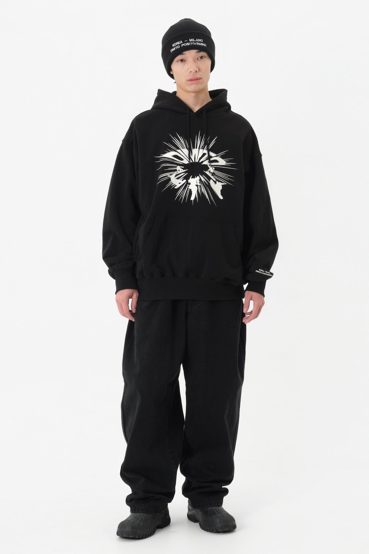 TEAM KOREA REPLICA SPEEDING HOODIE BLACK