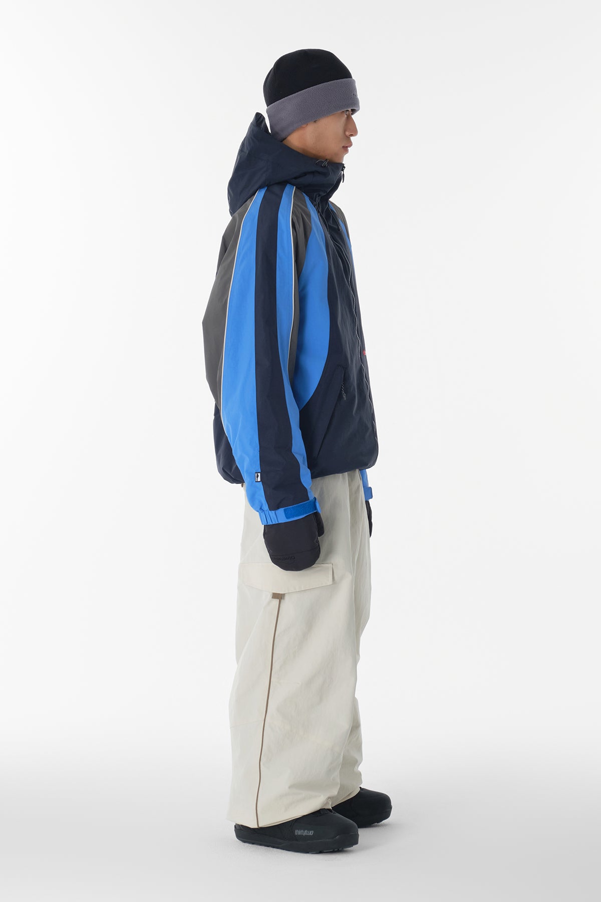 WAVE PADDED JACKET DARK NAVY