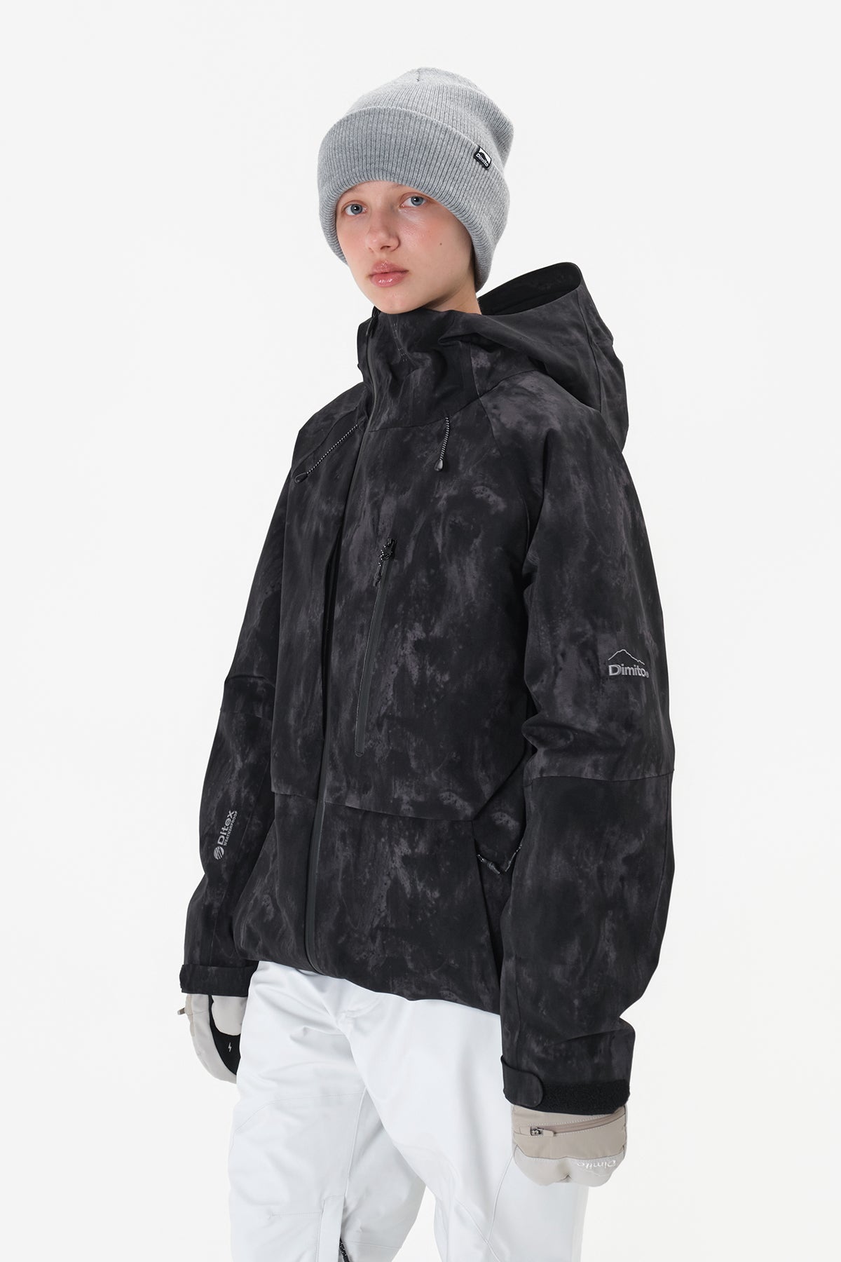 25 APEX JACKET MARBLE CHARCOAL