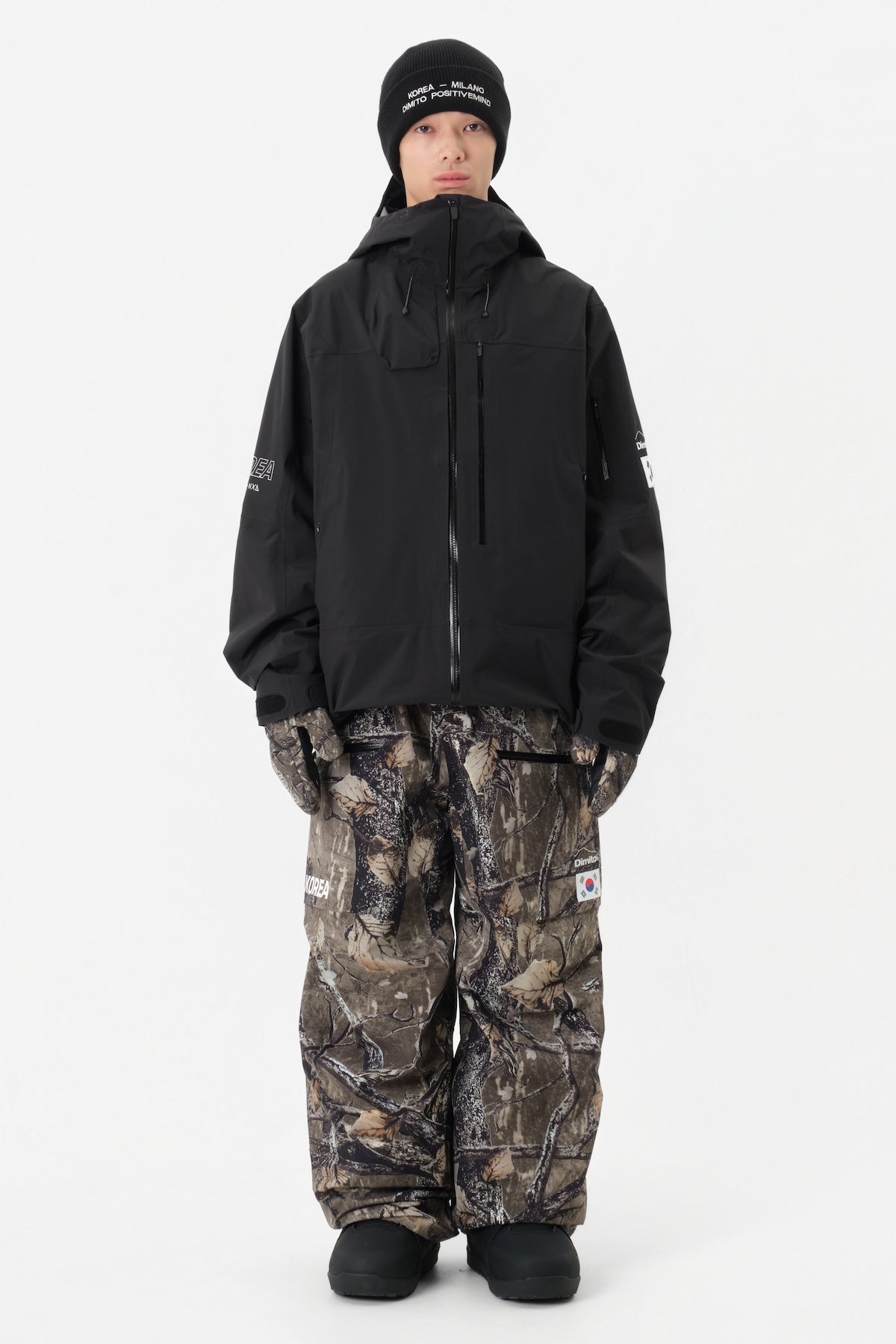 TEAM KOREA REPLICA 3L JACKET BLACK