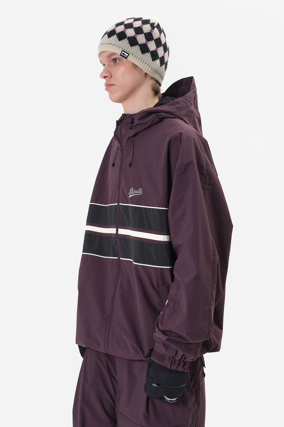 LINE WIND JACKET WINE