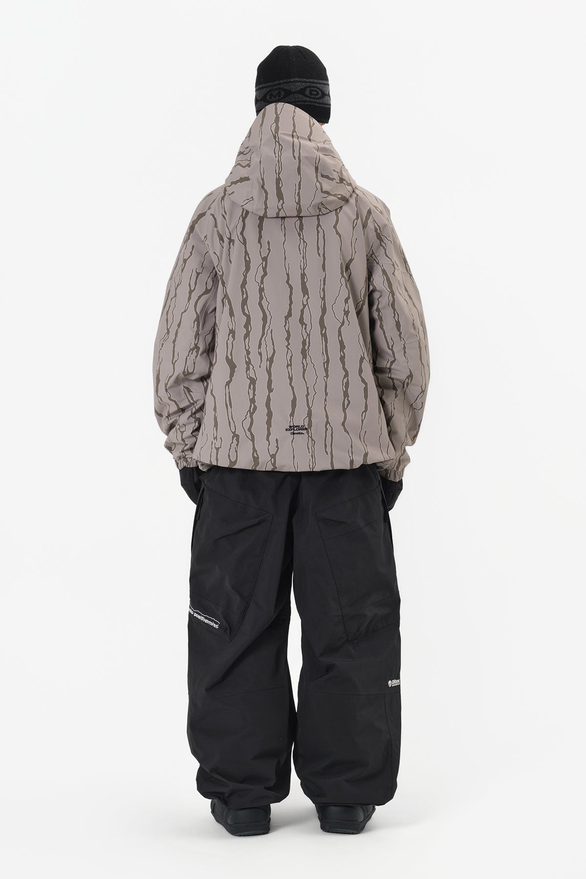 GIANT CARGO PANTS (WIDE FIT LV.2) BLACK