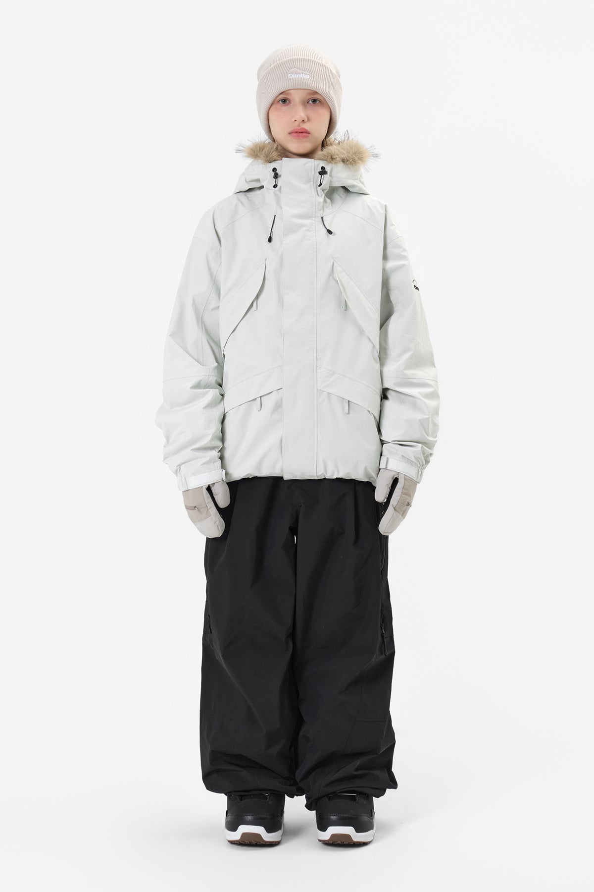 GIANT CARGO PANTS (WIDE FIT LV.2) BLACK