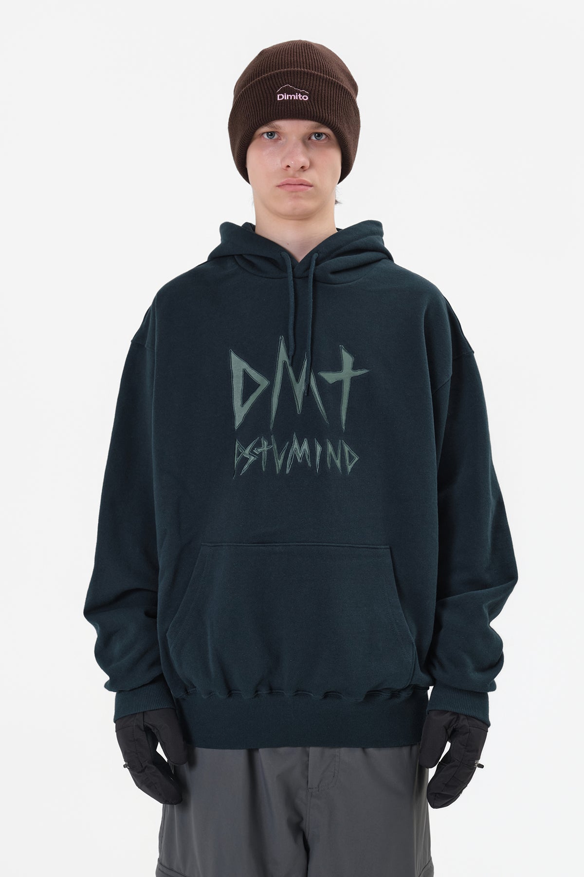 DMT TEAM HOODIE FROST GREEN