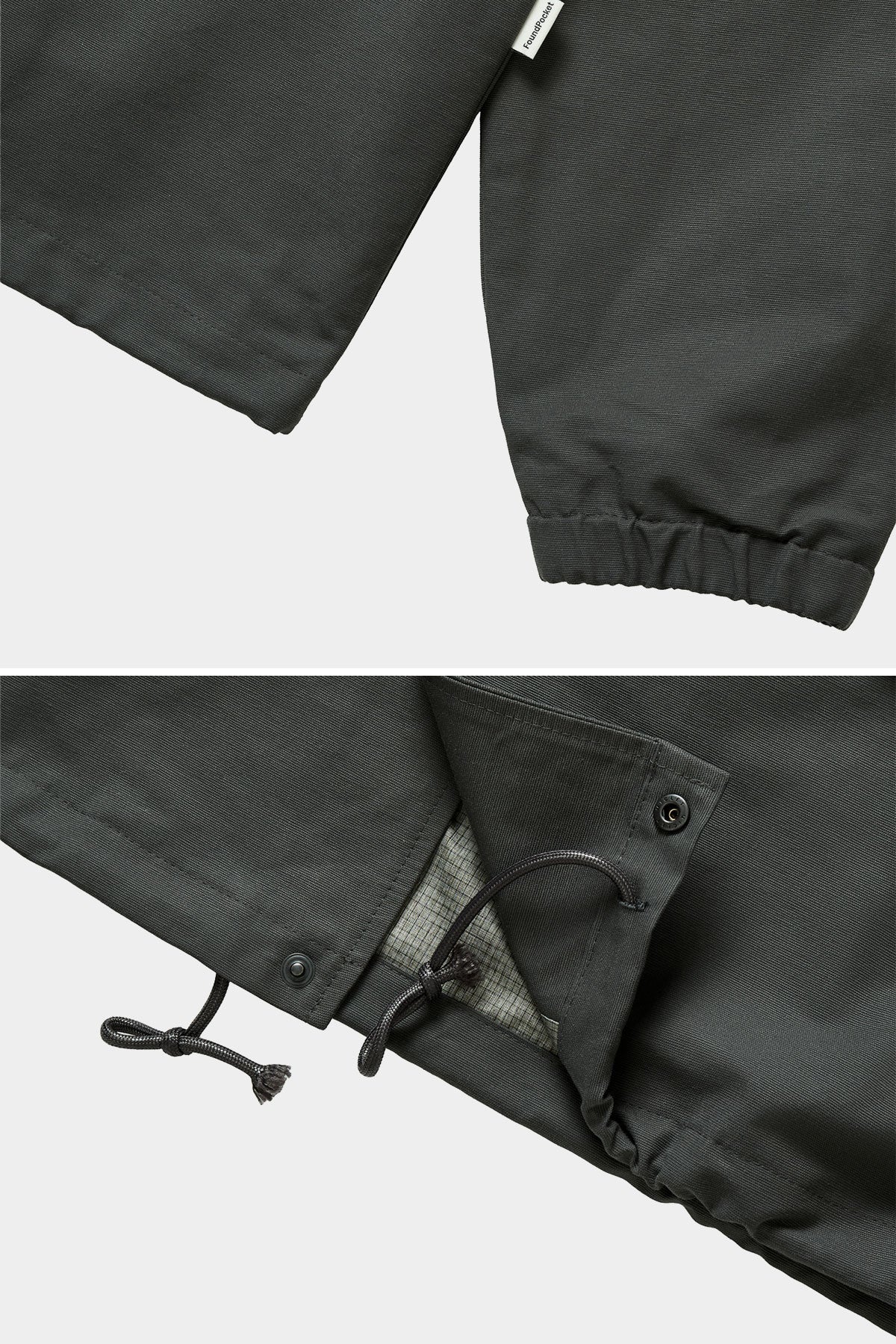 [FOUND POCKET] COTTON TWILL JACKET GREY