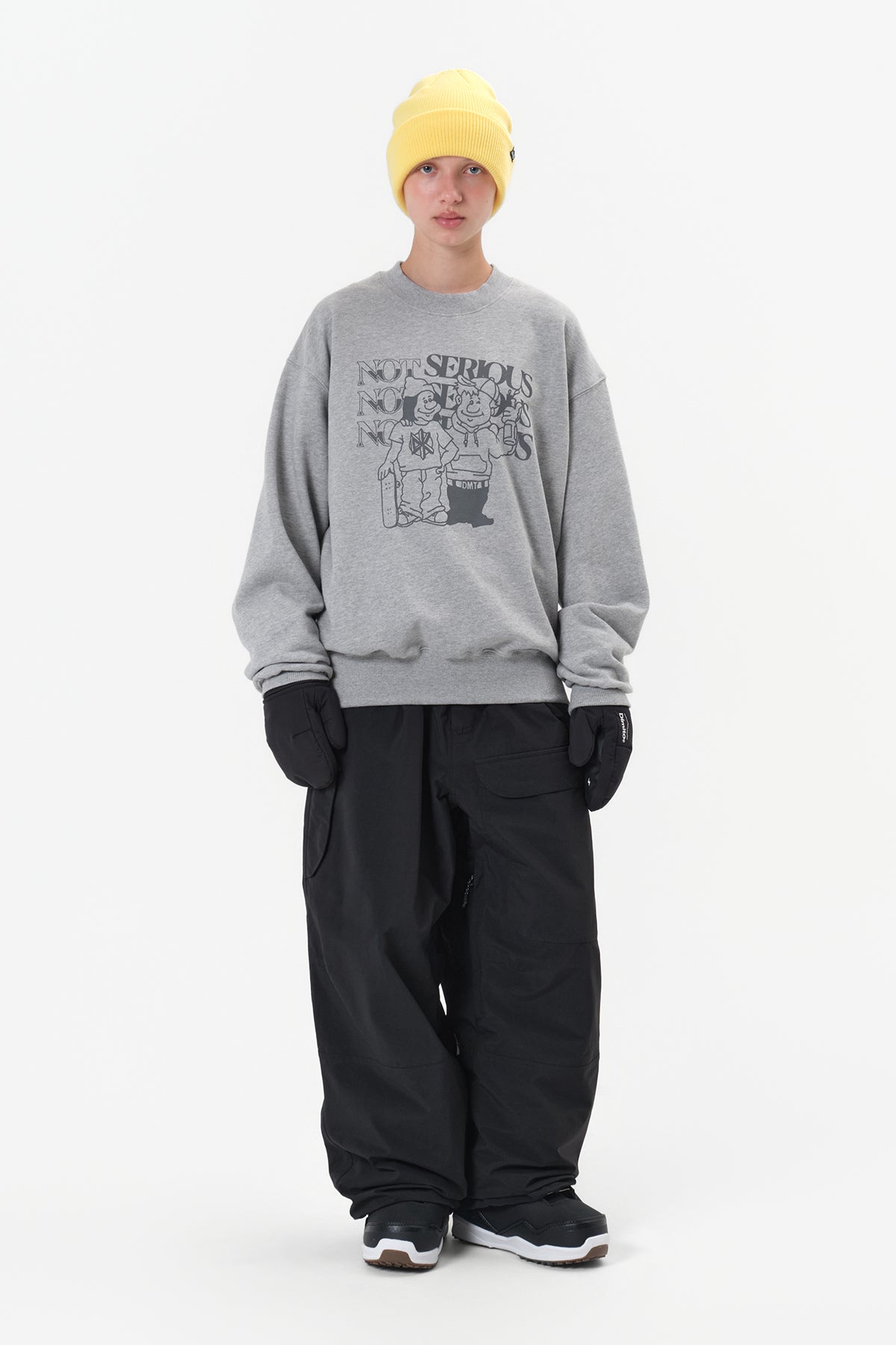 DECK WIDE BANDED PANTS (WIDE FIT LV.2) BLACK