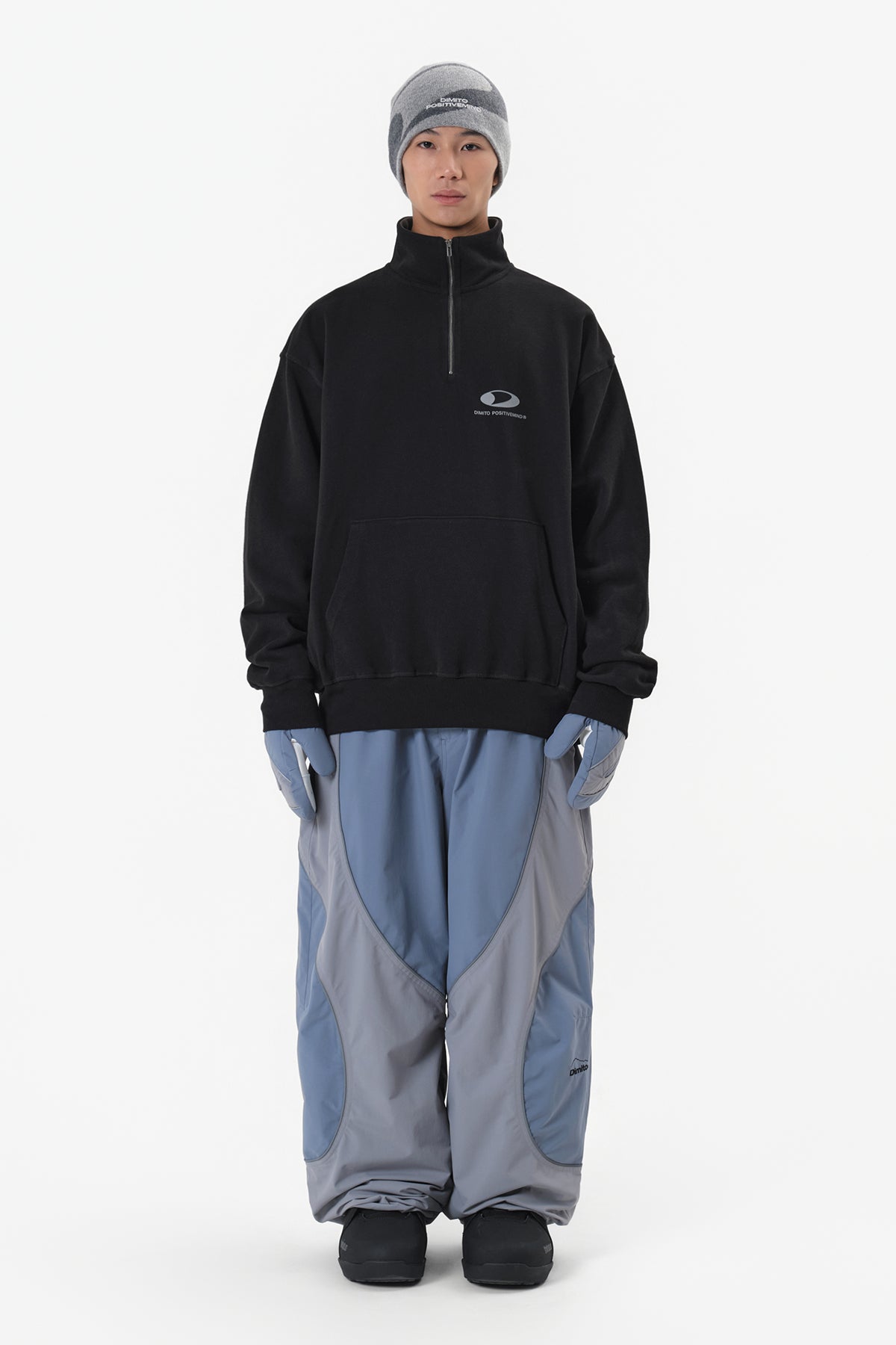 25 ATOM BANDED PANTS (WIDE FIT LV.1) STEEL