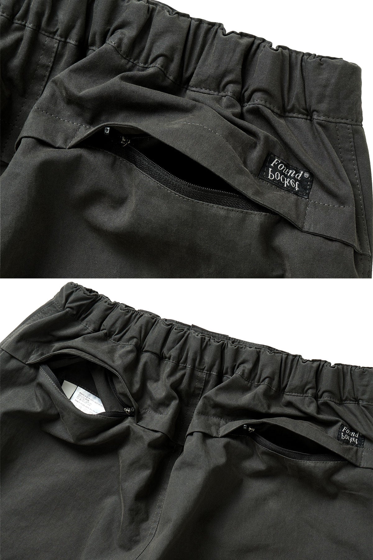[FOUND POCKET] COTTON EASY PANTS CHARCOAL
