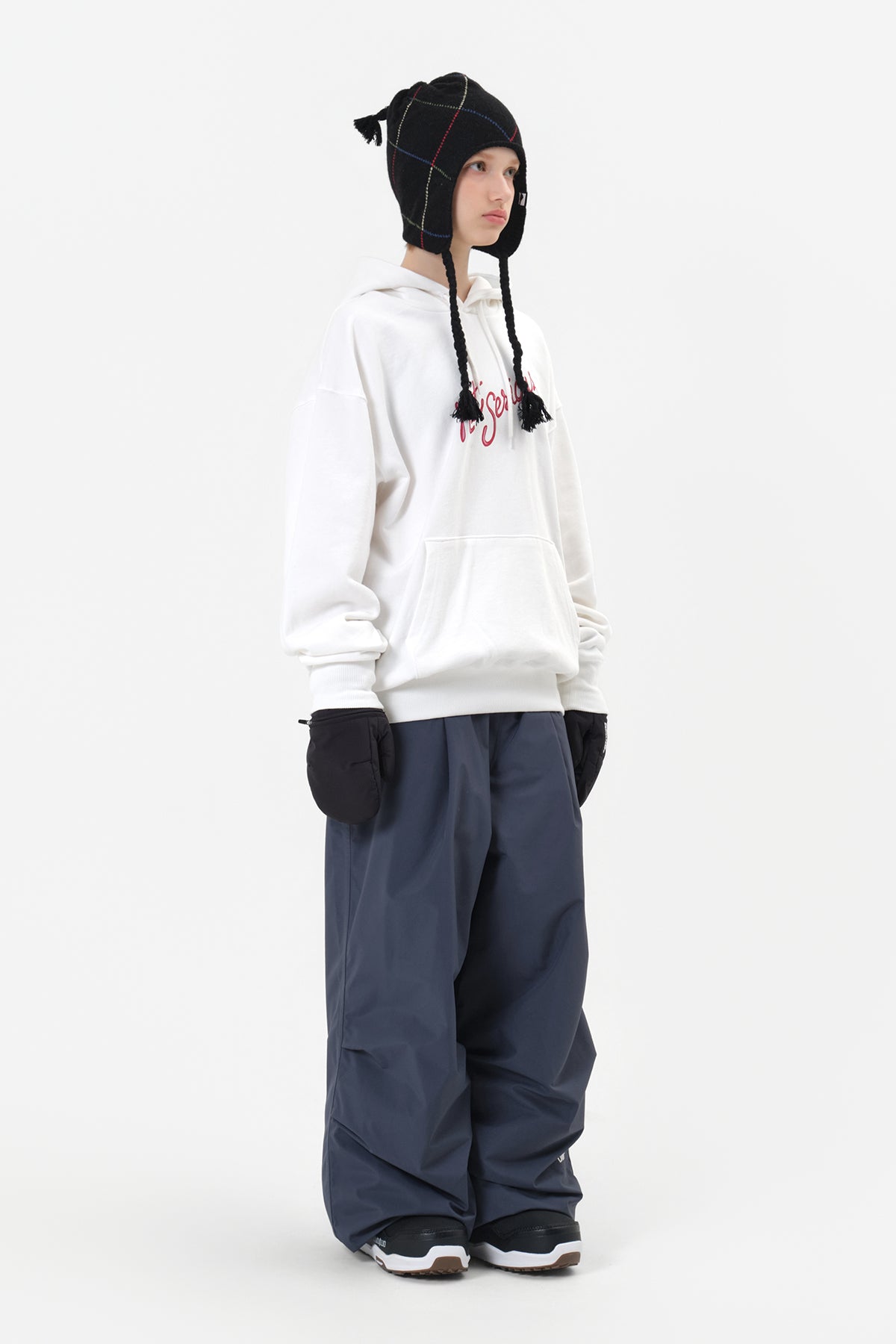 NS LIP HOODIE WHITE