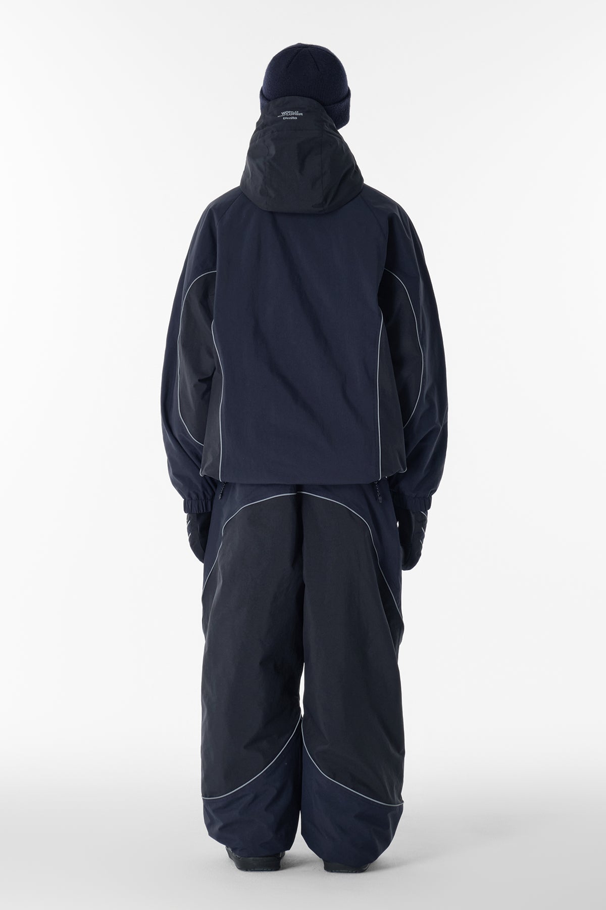 25 ATOM BANDED PANTS (WIDE FIT LV.1) MID BLACK