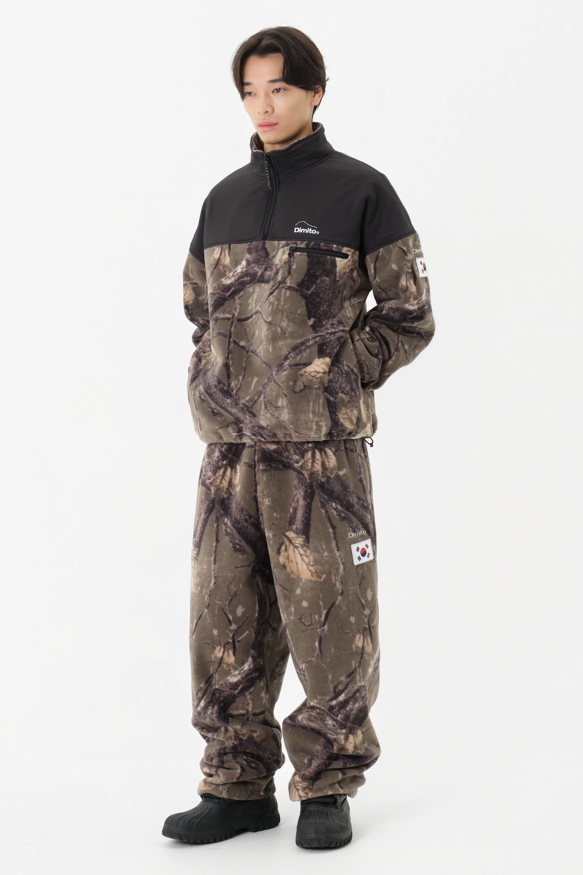 TEAM KOREA REPLICA 25 FLEECE PANTS REAL TREE