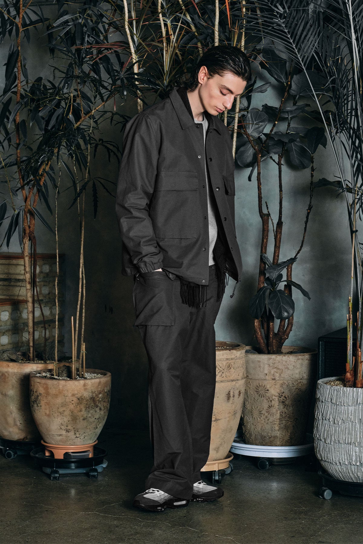 [FOUND POCKET] CARGO POCKET PANTS GREY