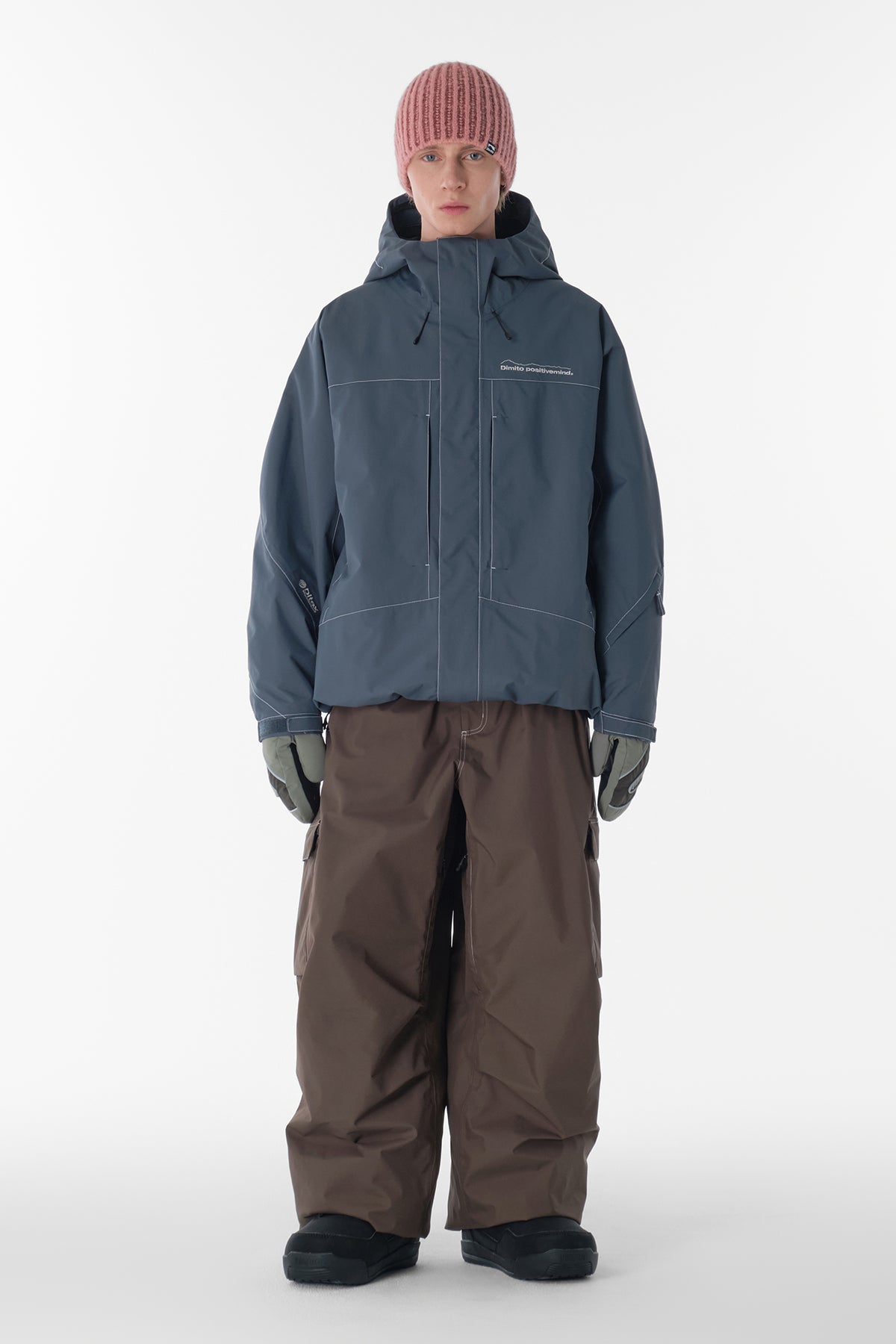 WORKS LINE PANTS (WIDE FIT LV.1) DARK BROWN