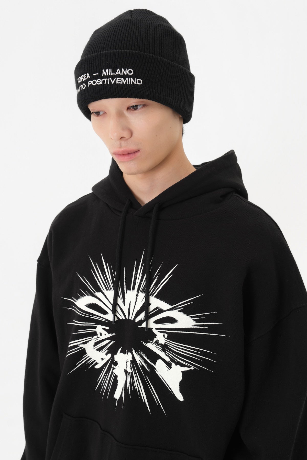 TEAM KOREA REPLICA SPEEDING HOODIE BLACK