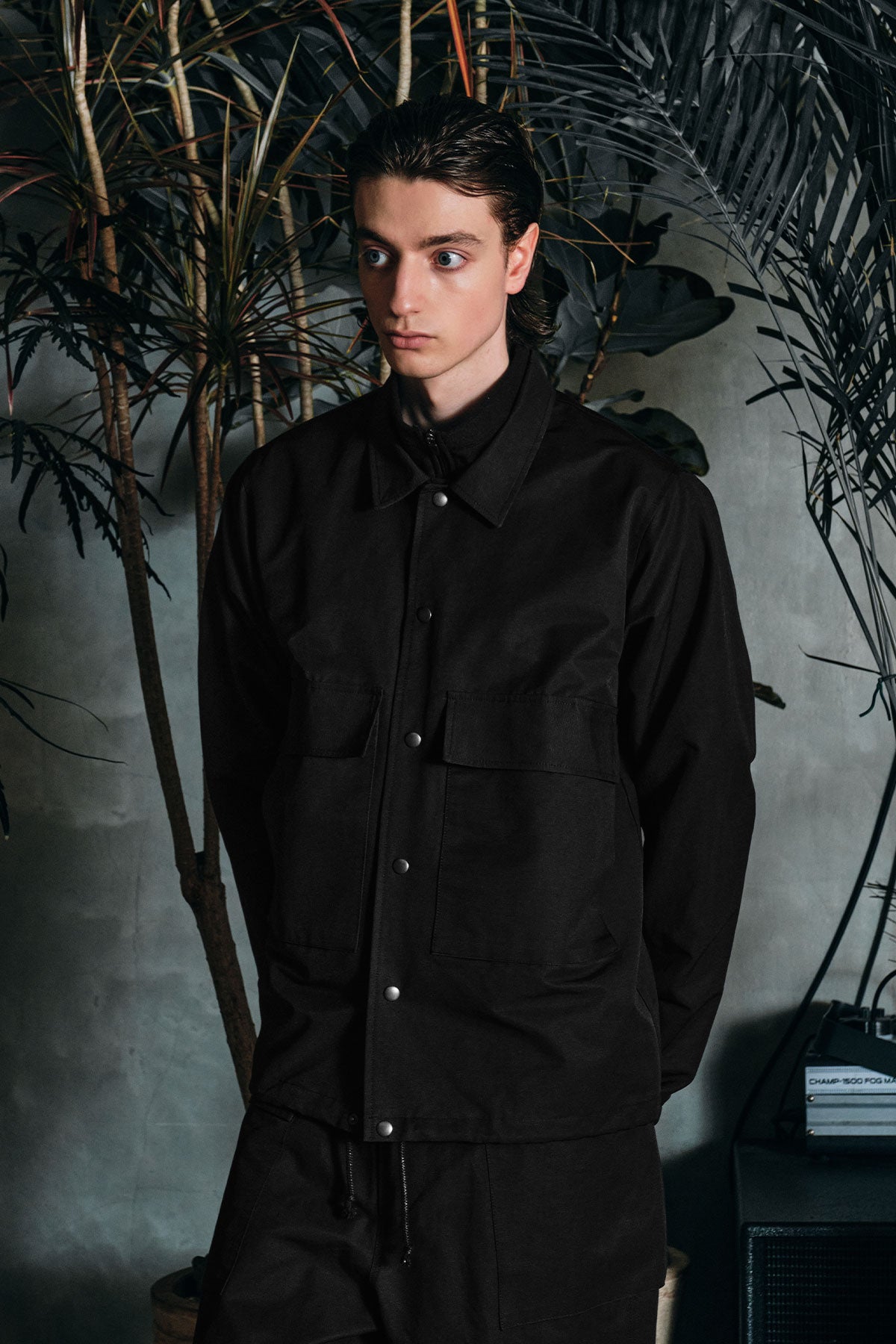 [FOUND POCKET] COTTON TWILL JACKET DARK NAVY