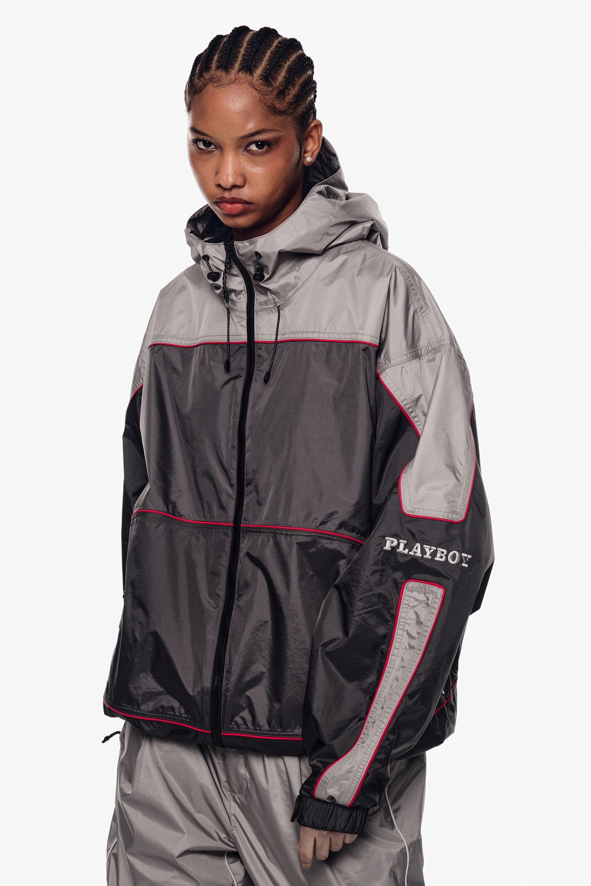 [PLAYBOY x DIMITO] PIPING TRACK JACKET RABBIT