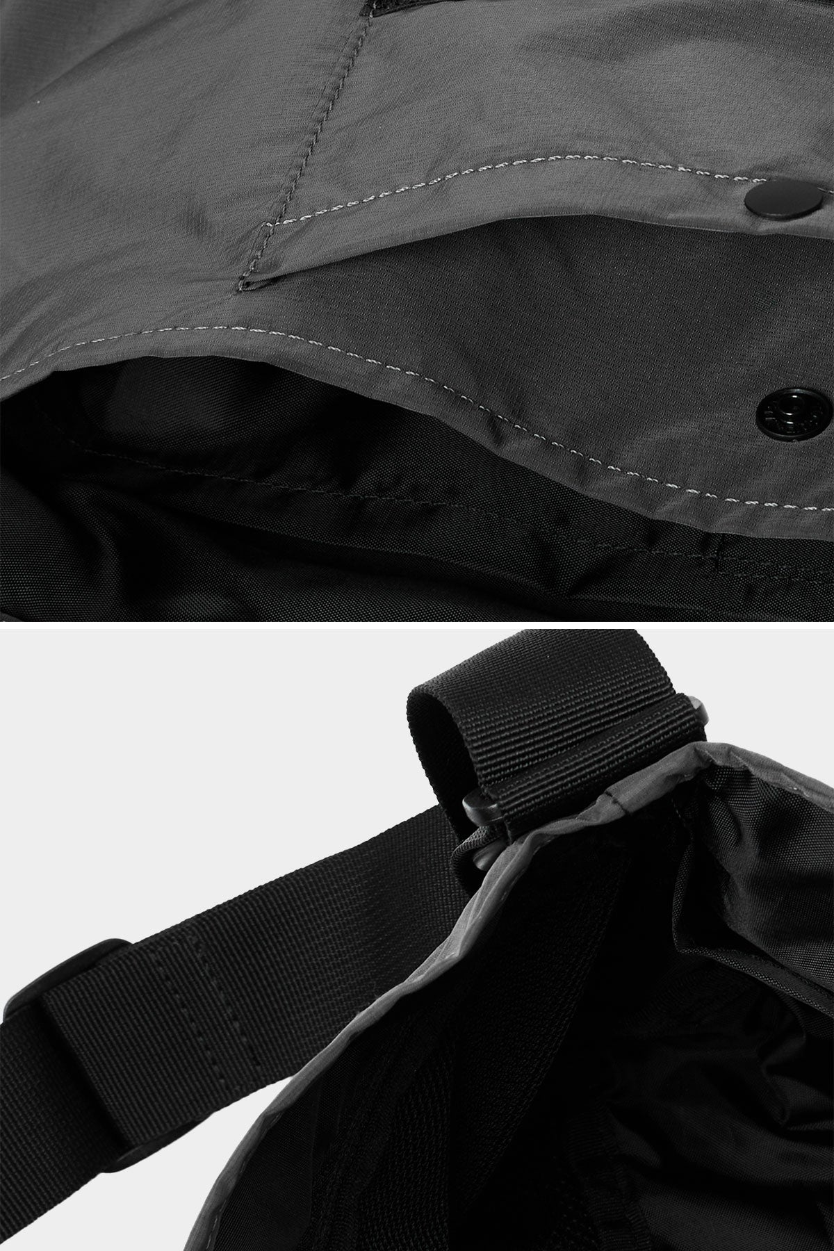 [FOUND POCKET] COMPACT UTILITY CROSS BAG GREY