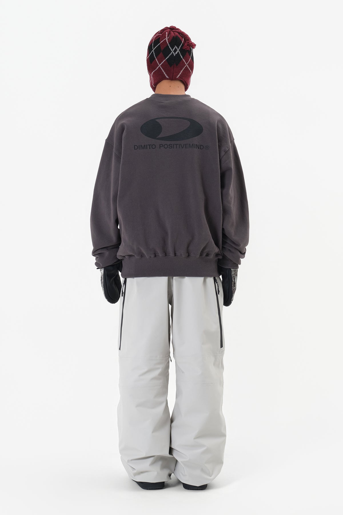 CIRCLE LOGO SWEATSHIRT CONCRETE