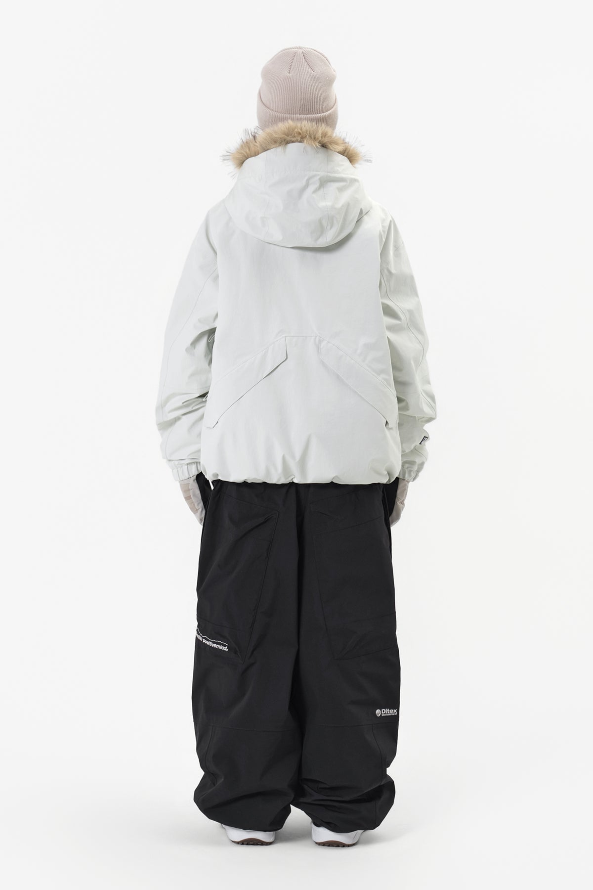 GIANT CARGO PANTS (WIDE FIT LV.2) BLACK